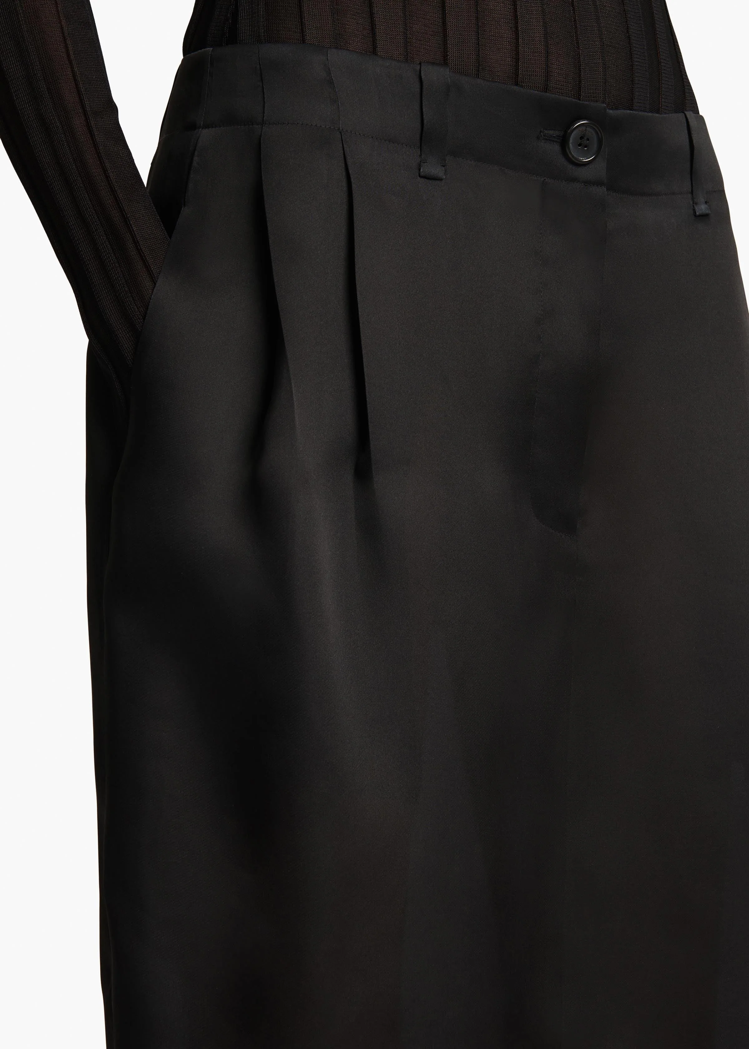 Khaite - Lucian Skirt in Black - Image 5