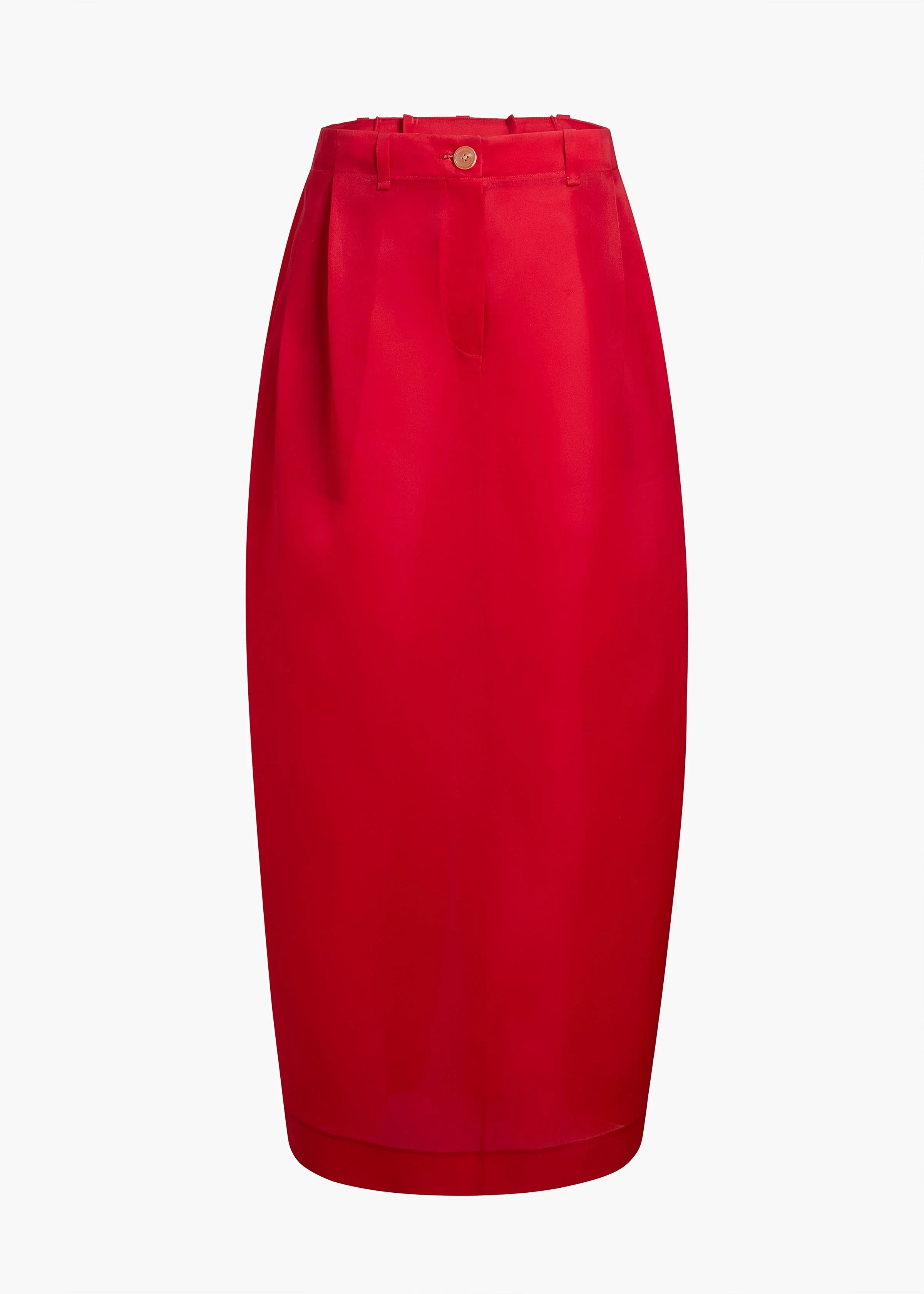 Khaite - Lucian Skirt in Raspberry - Image 8