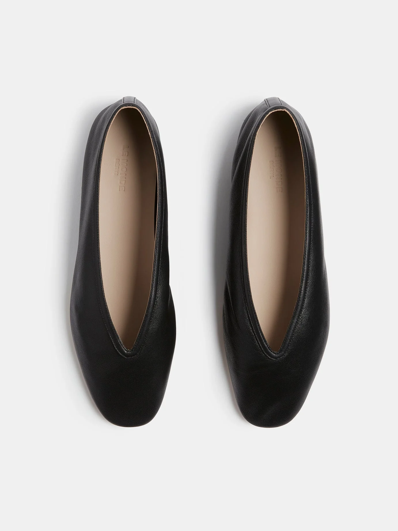 Le Monde Beryl - Luna Slipper / Black Leather - Image 3