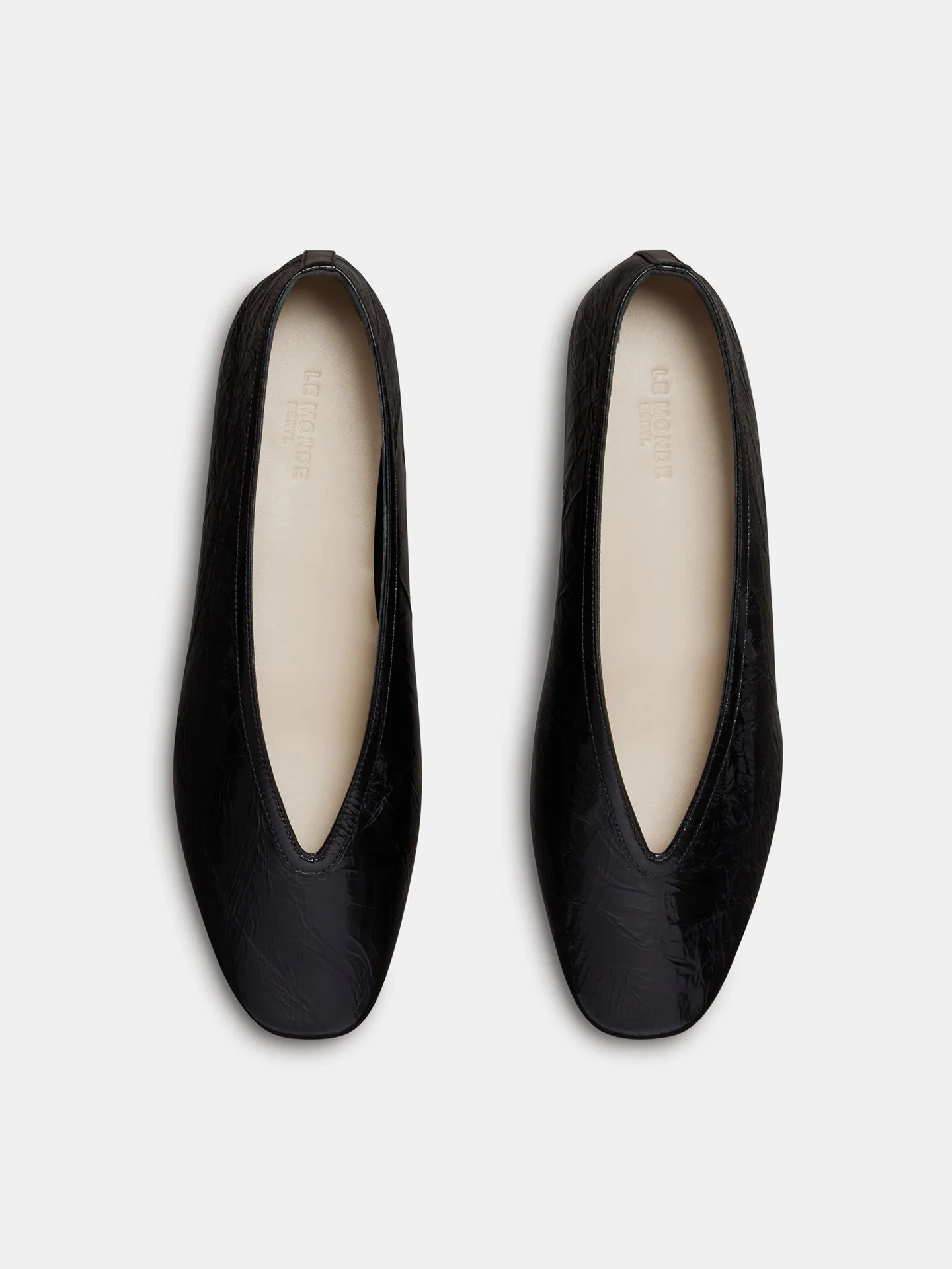 Le Monde Beryl - Luna Slipper / Black Naplack Leather - Image 3