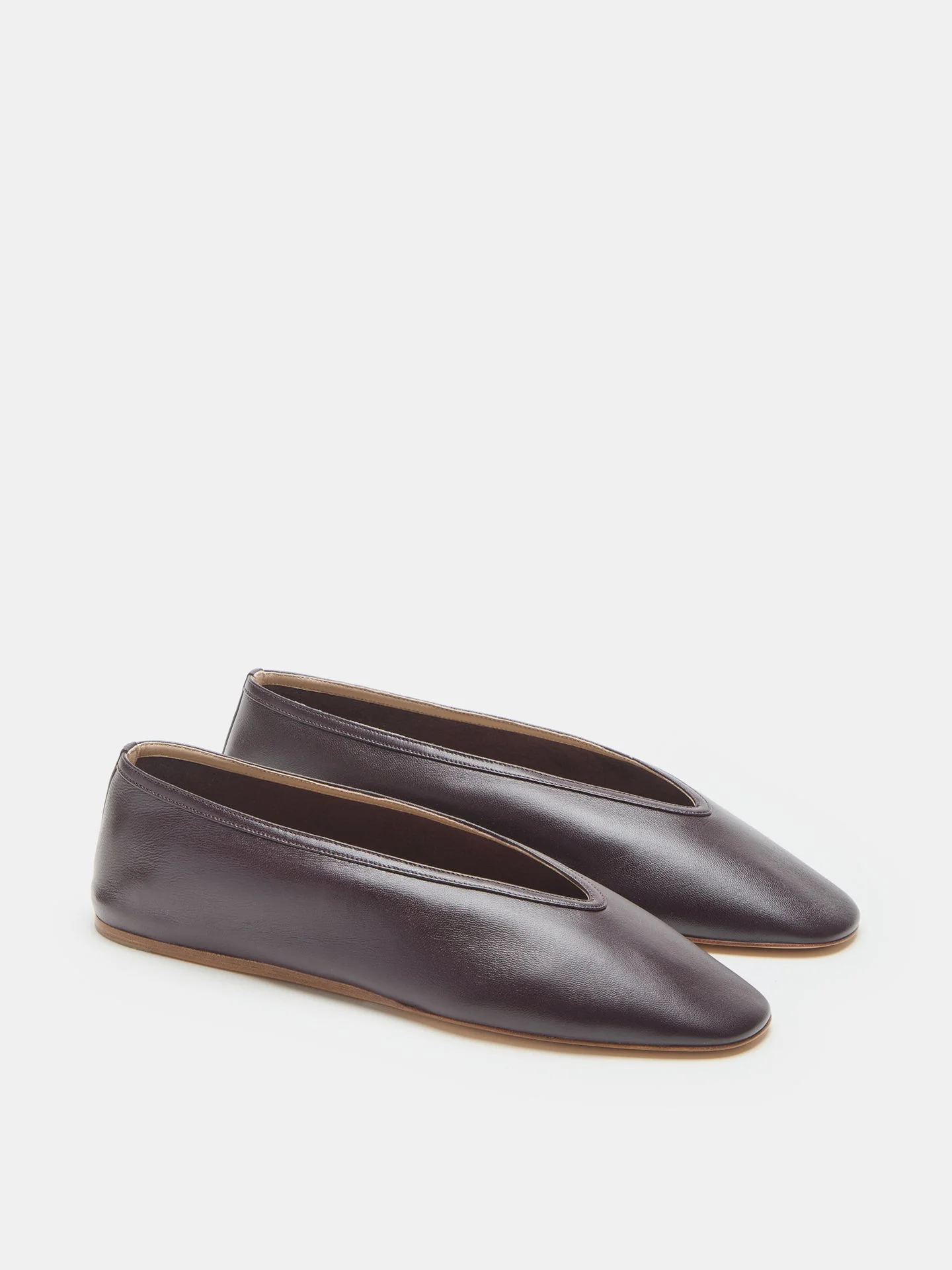 Le Monde Beryl - Luna Slipper / Plum Leather - Image 2