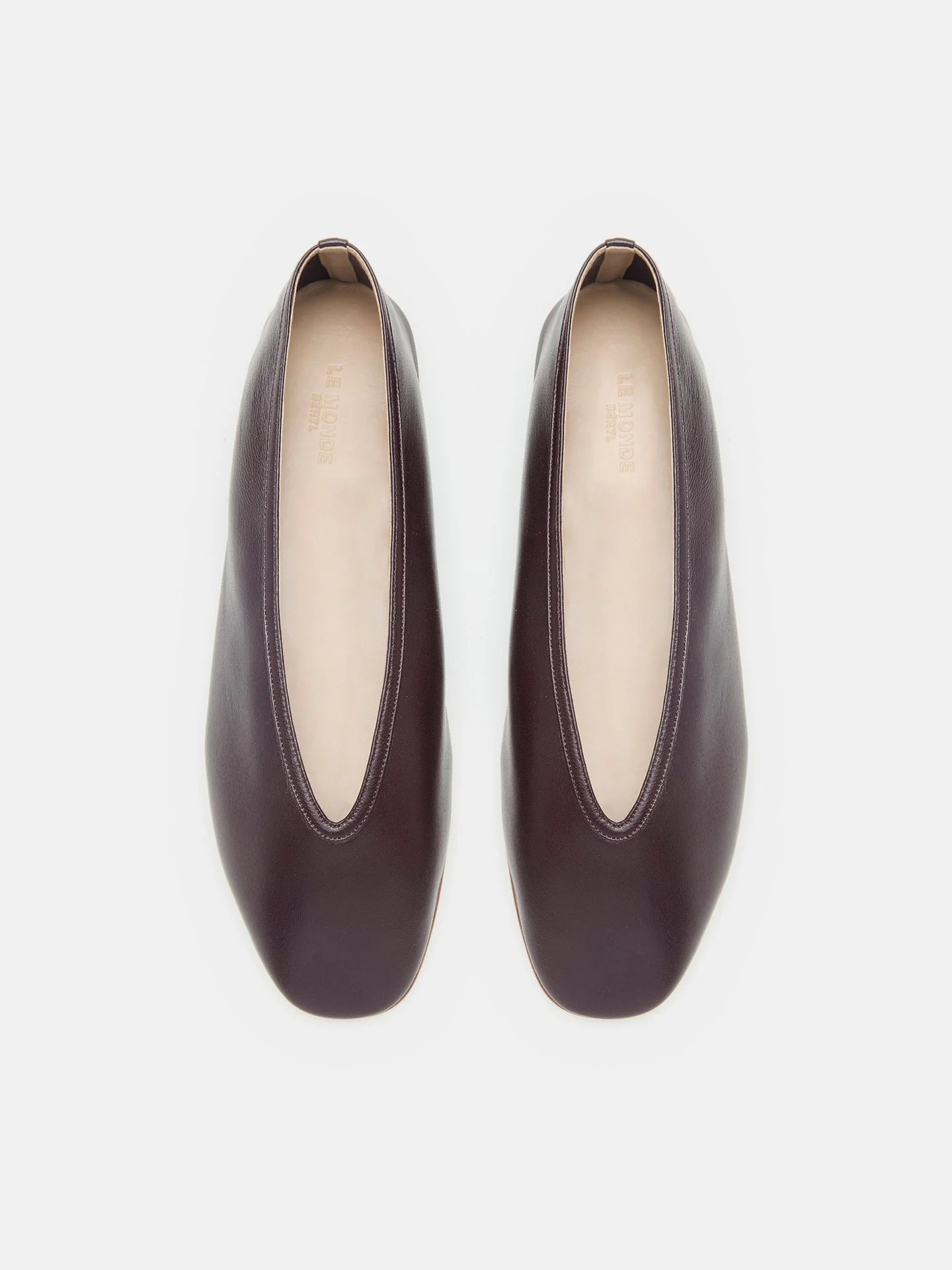 Le Monde Beryl - Luna Slipper / Plum Leather - Image 3