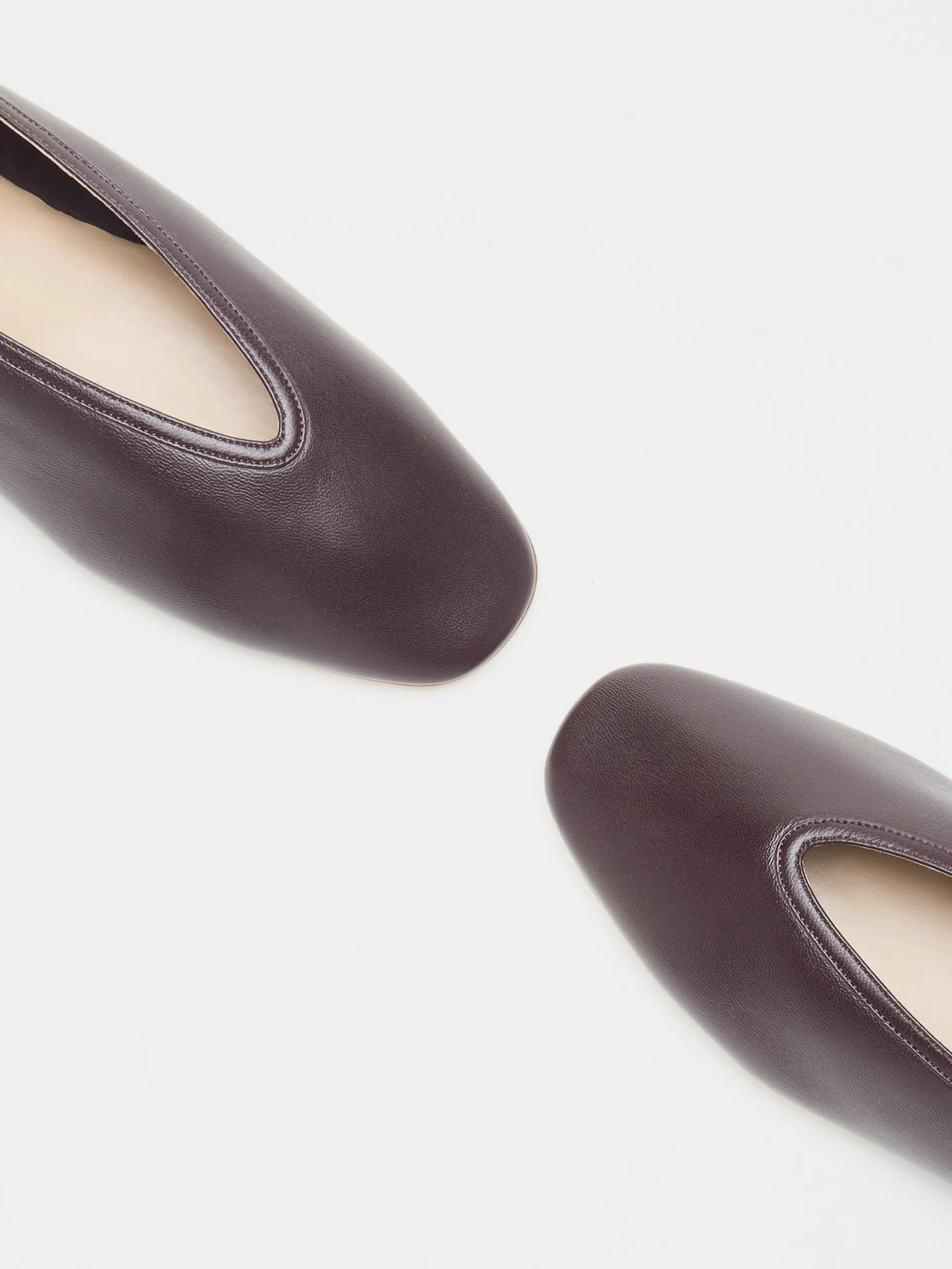 Le Monde Beryl - Luna Slipper / Plum Leather - Image 4