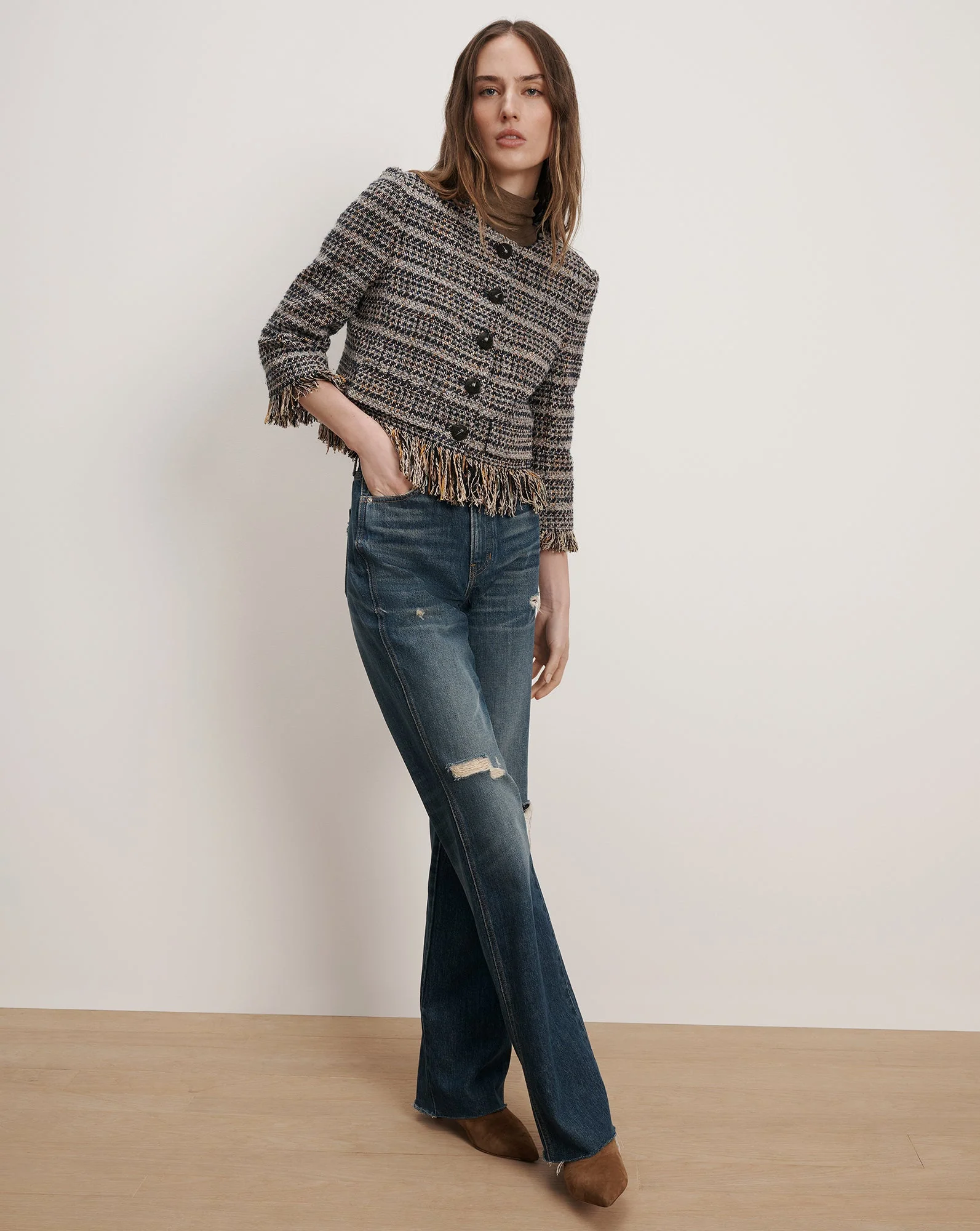 Veronica Beard - Lyons Fringe Jacket - Image 2