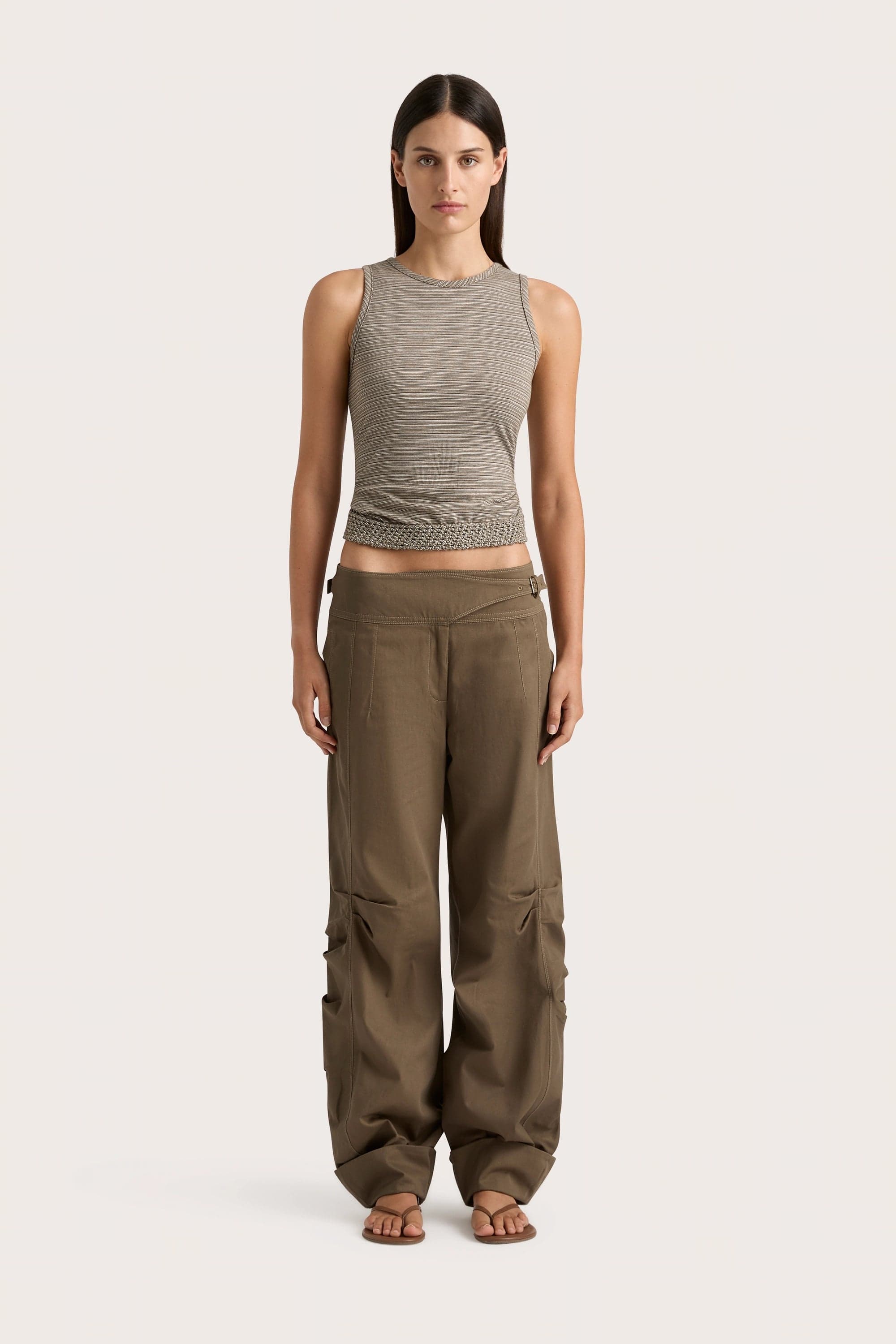 Faithfull - Maceio Top Walnut Stripe - Final Sale