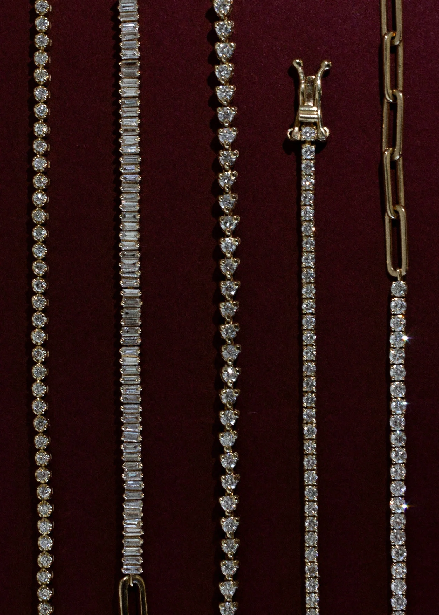Kinn - Madison Diamond Tennis Bracelet Yellow Gold - Image 6