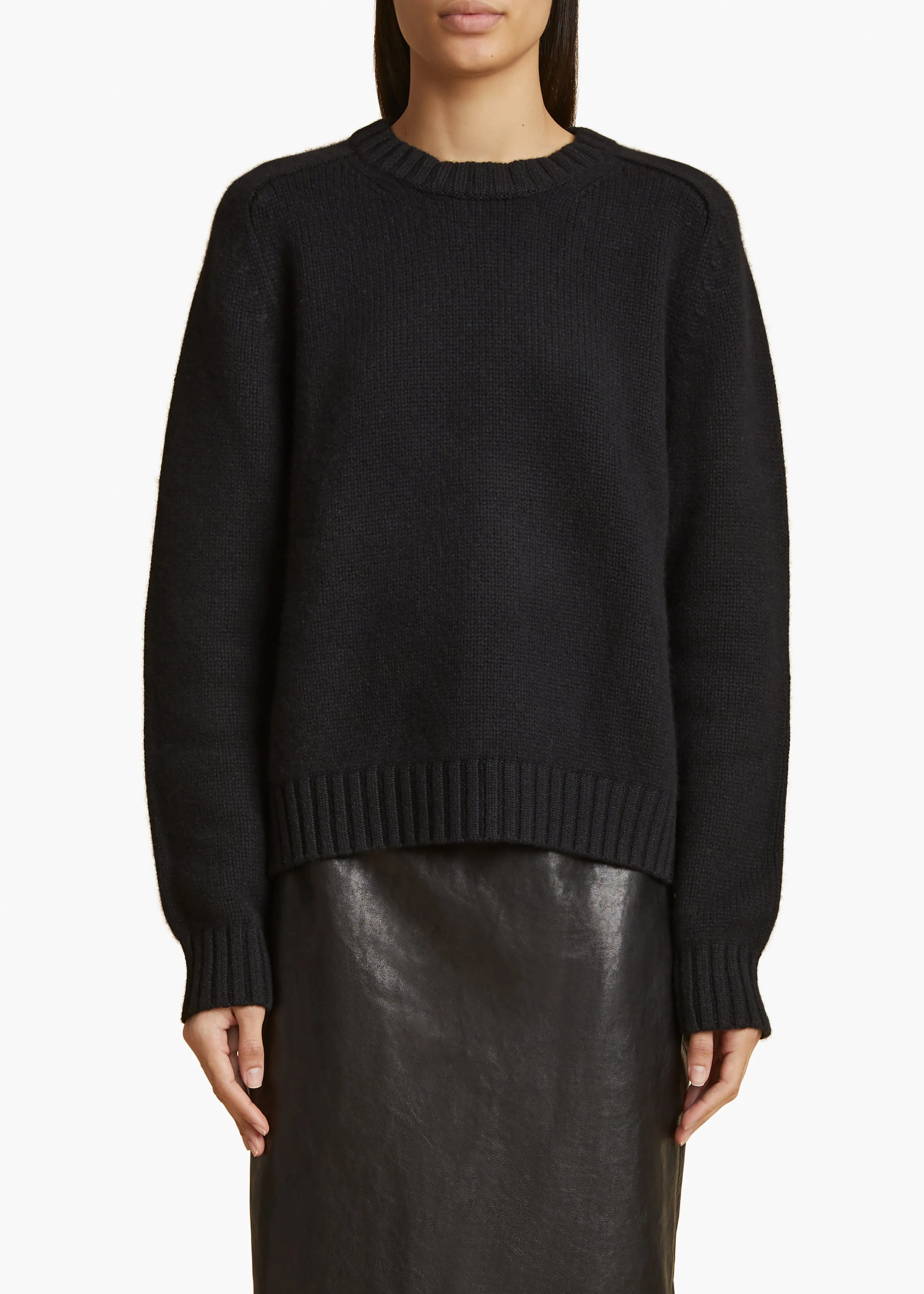 Khaite - Mae Sweater in Black - Image 10