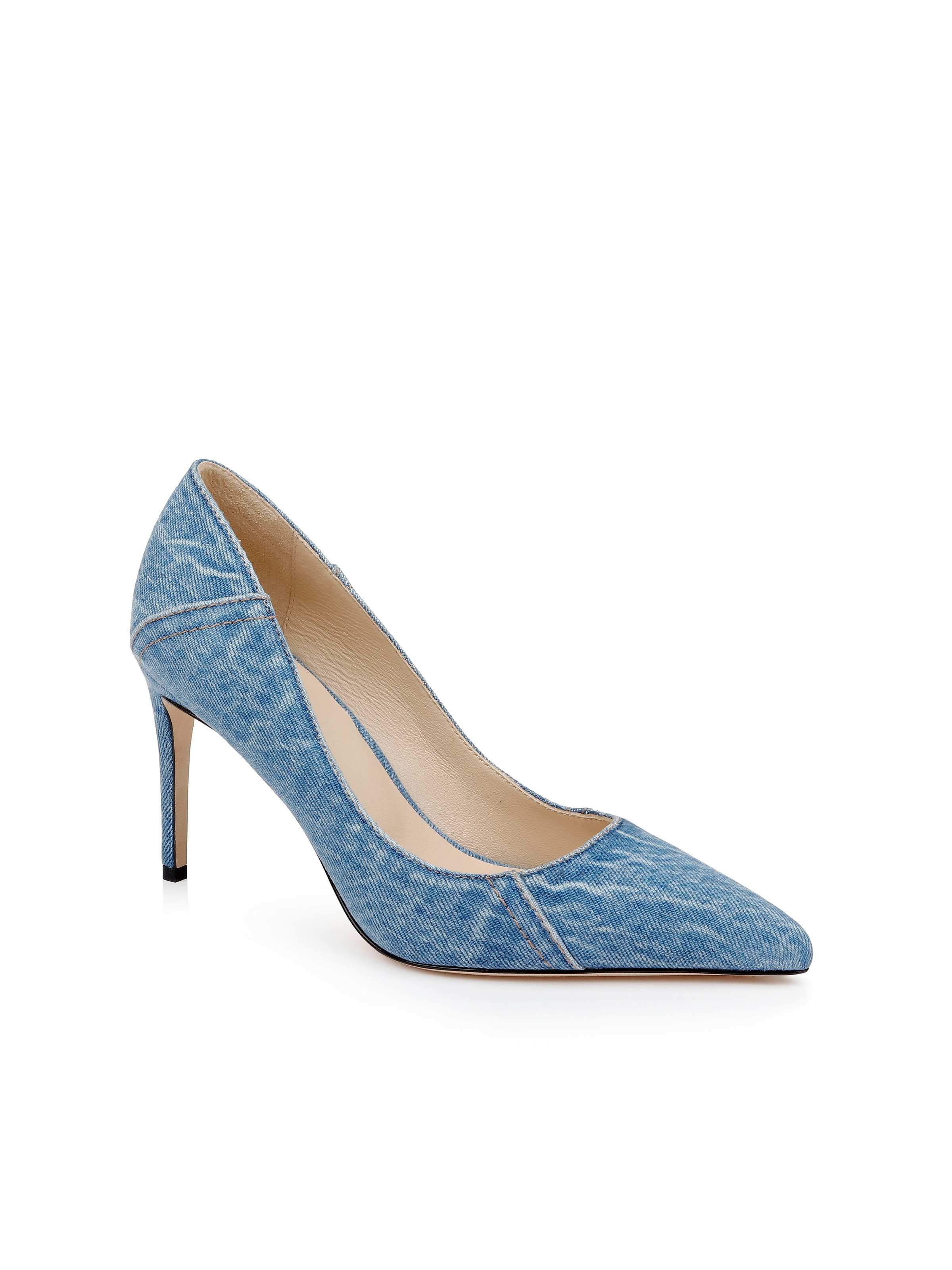L'AGENCE - Maelle Denim Pump - Image 2