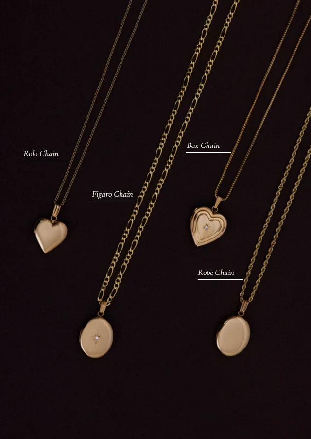 Kinn - Maison Oval Locket Necklace Diamond - Image 10