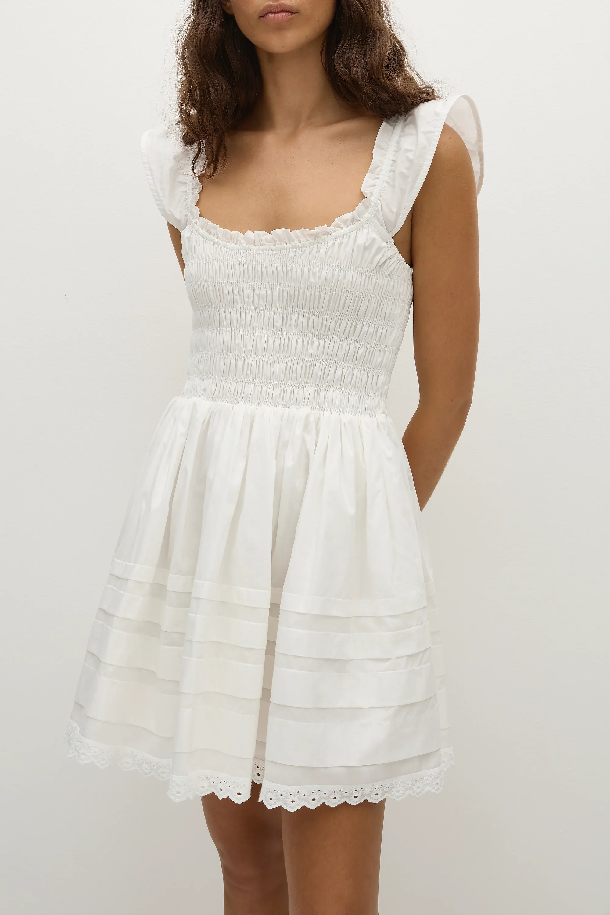 Faithfull - Maja Mini Dress White - Final Sale - Image 2
