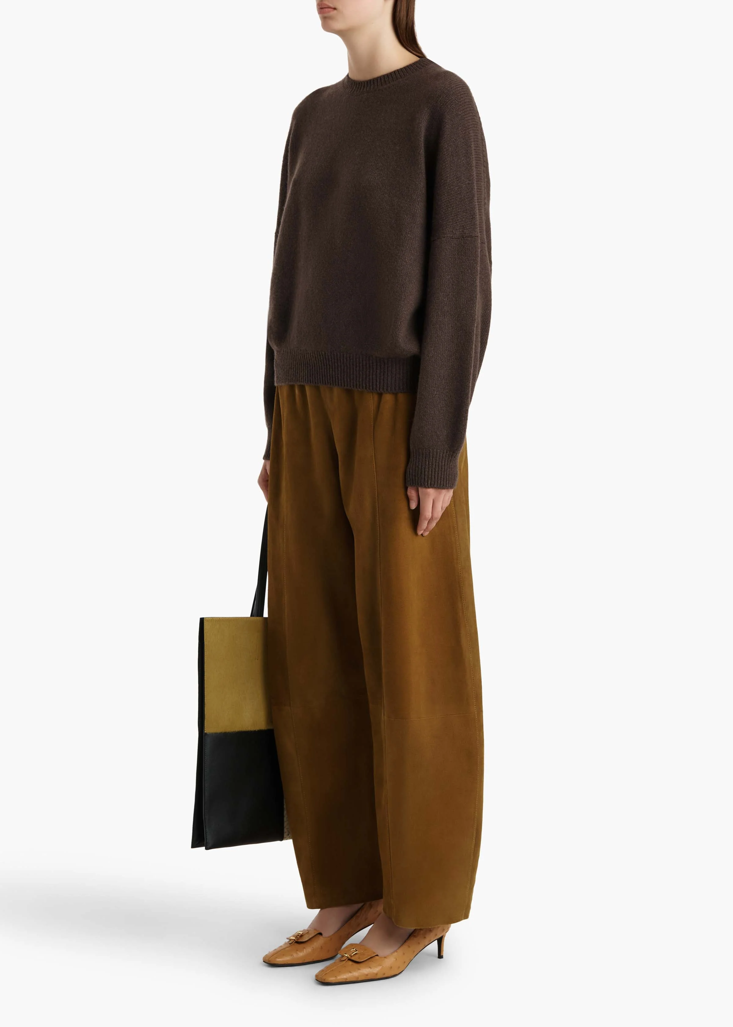 Khaite - Margaux Sweater in Coffee - Image 2