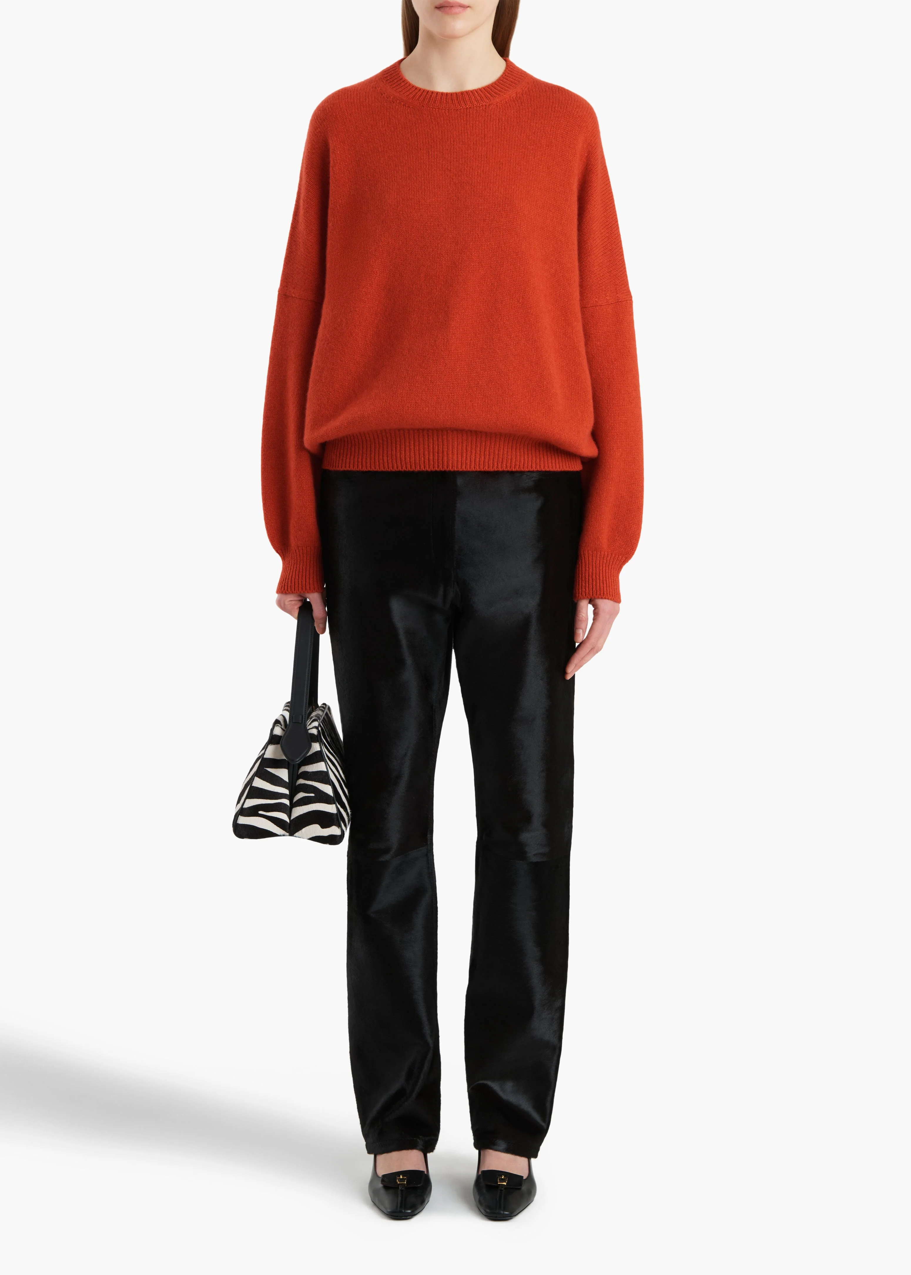 Khaite - Margaux Sweater in Persimmon - Image 4