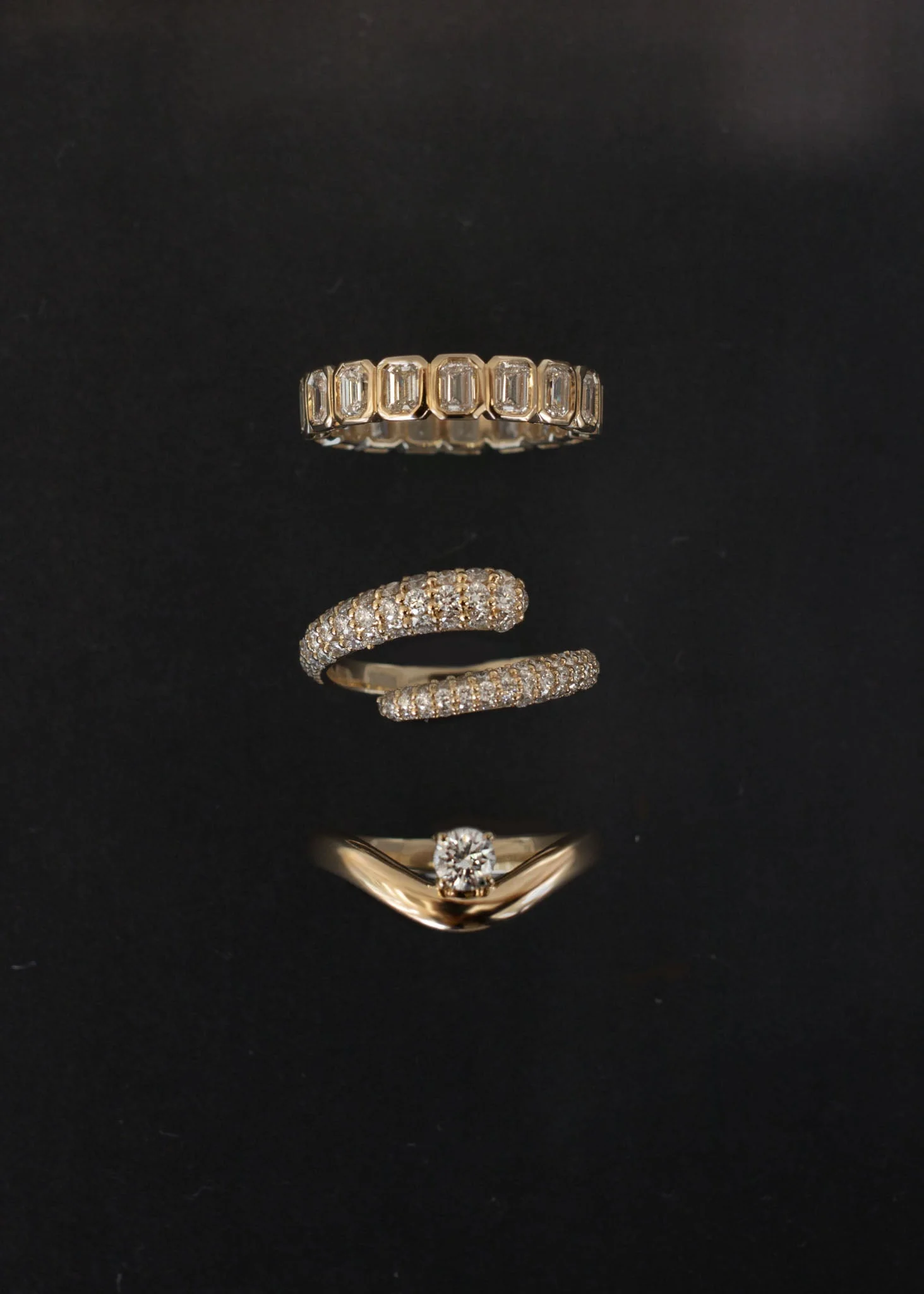 Kinn - Margot Emerald Cut Eternity Ring Diamond - Image 6