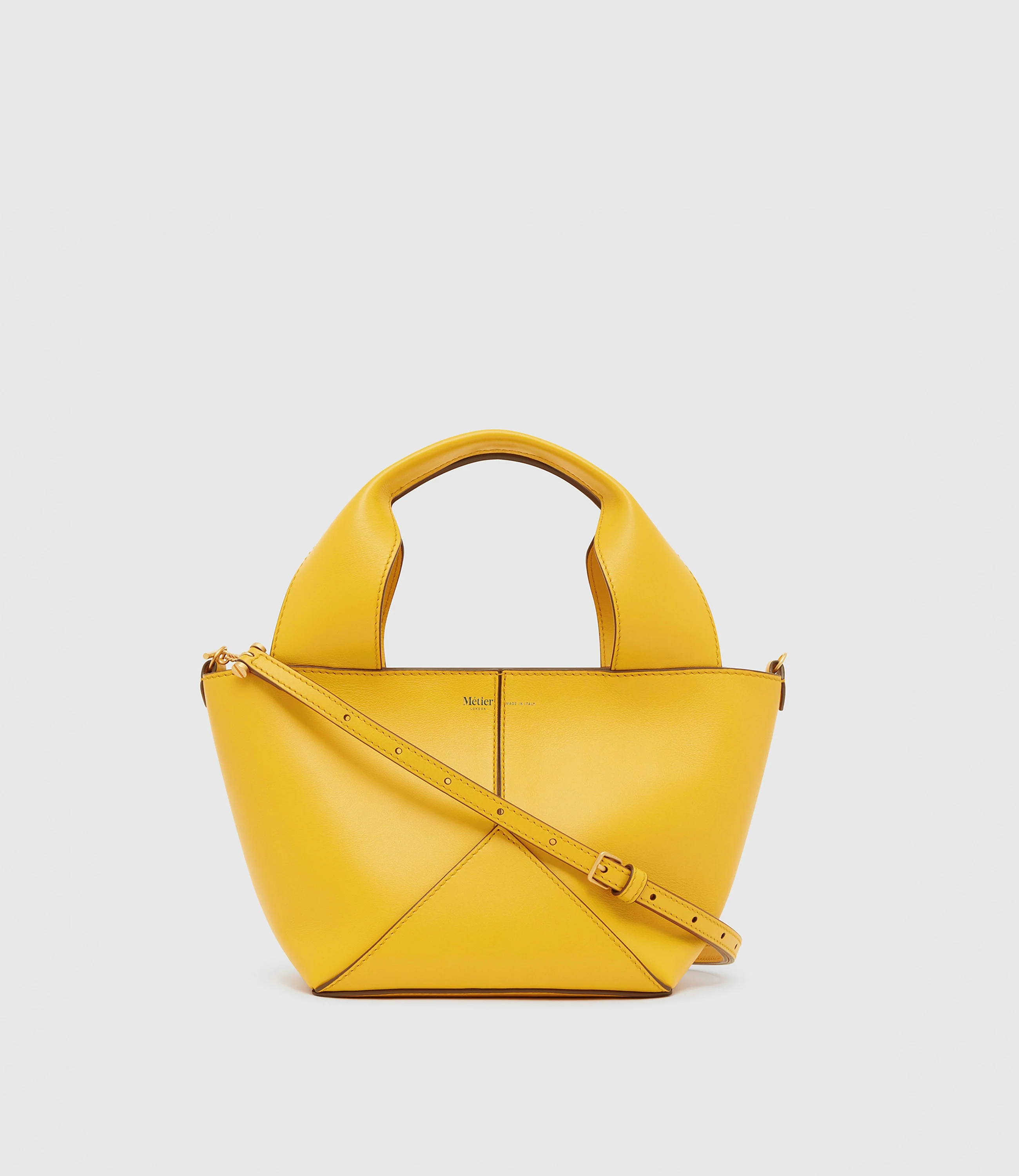 Metier - Market Mini Nappa Plongé Calfskin Izamal Yellow - Image 4