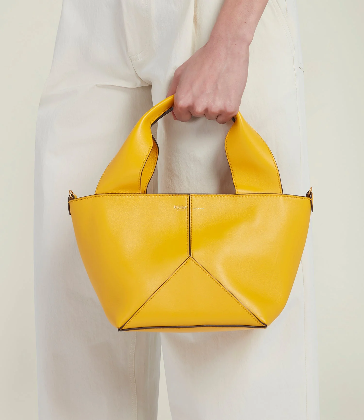 Metier - Market Mini Nappa Plongé Calfskin Izamal Yellow - Image 6