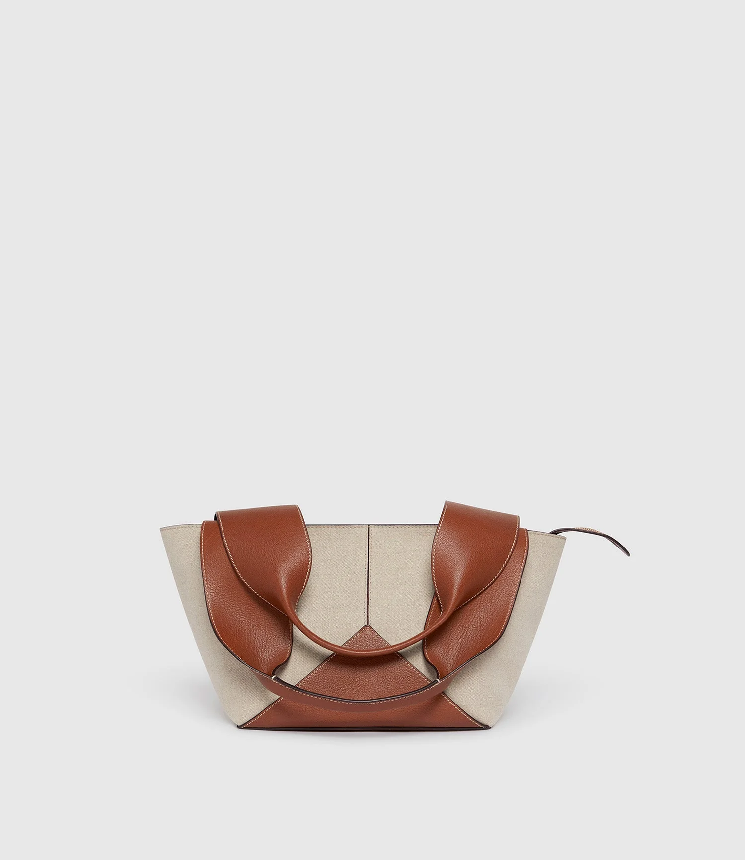 Metier - Market Small Natural Linen With Buffalo Cognac