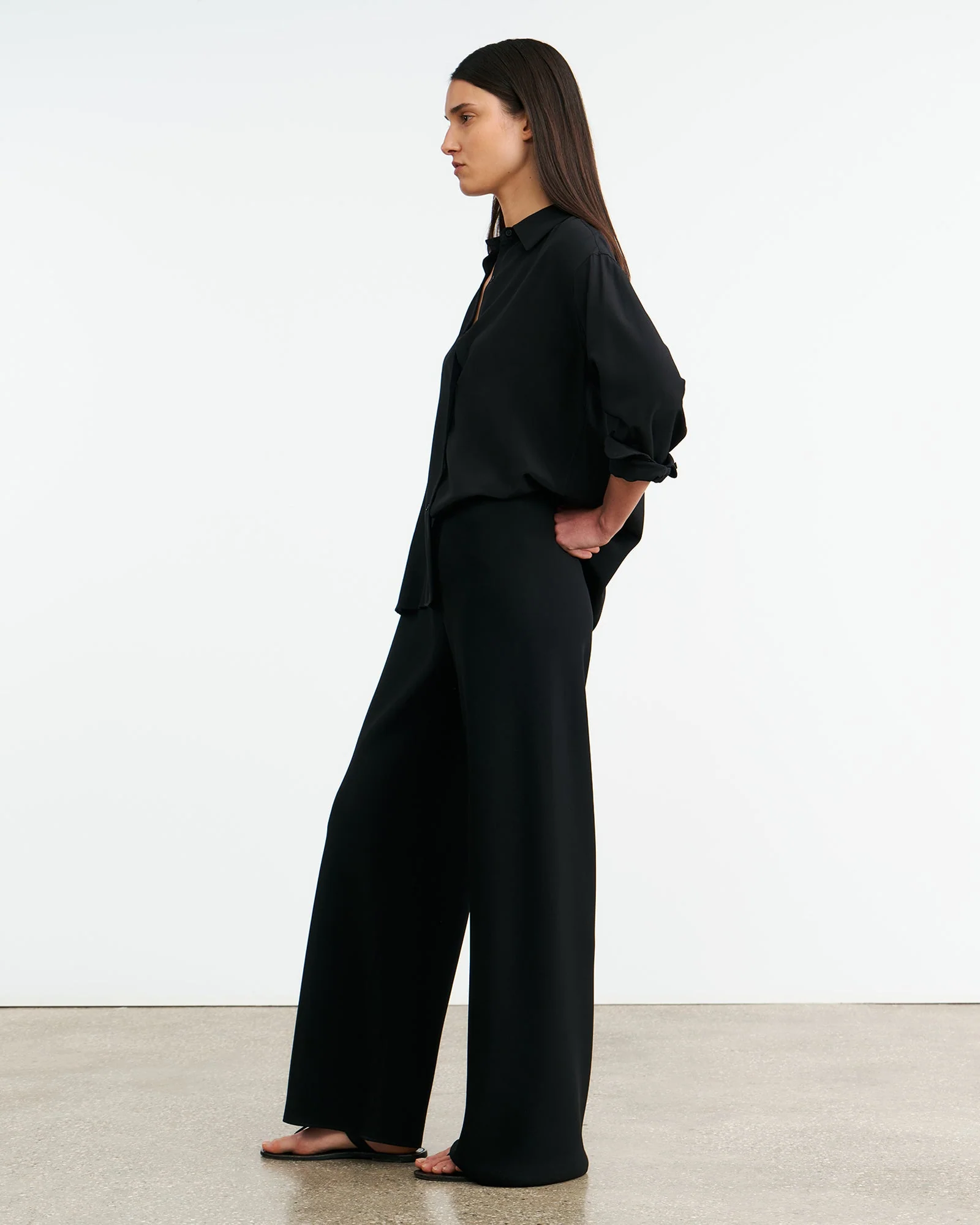 Nili Lotan - MARLOW WIDE LEG PANT - Image 4