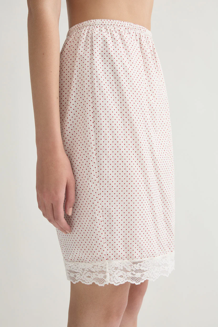 Posse - MARLOWE SKIRT - CREAM & RED POLKA DOT - Image 2