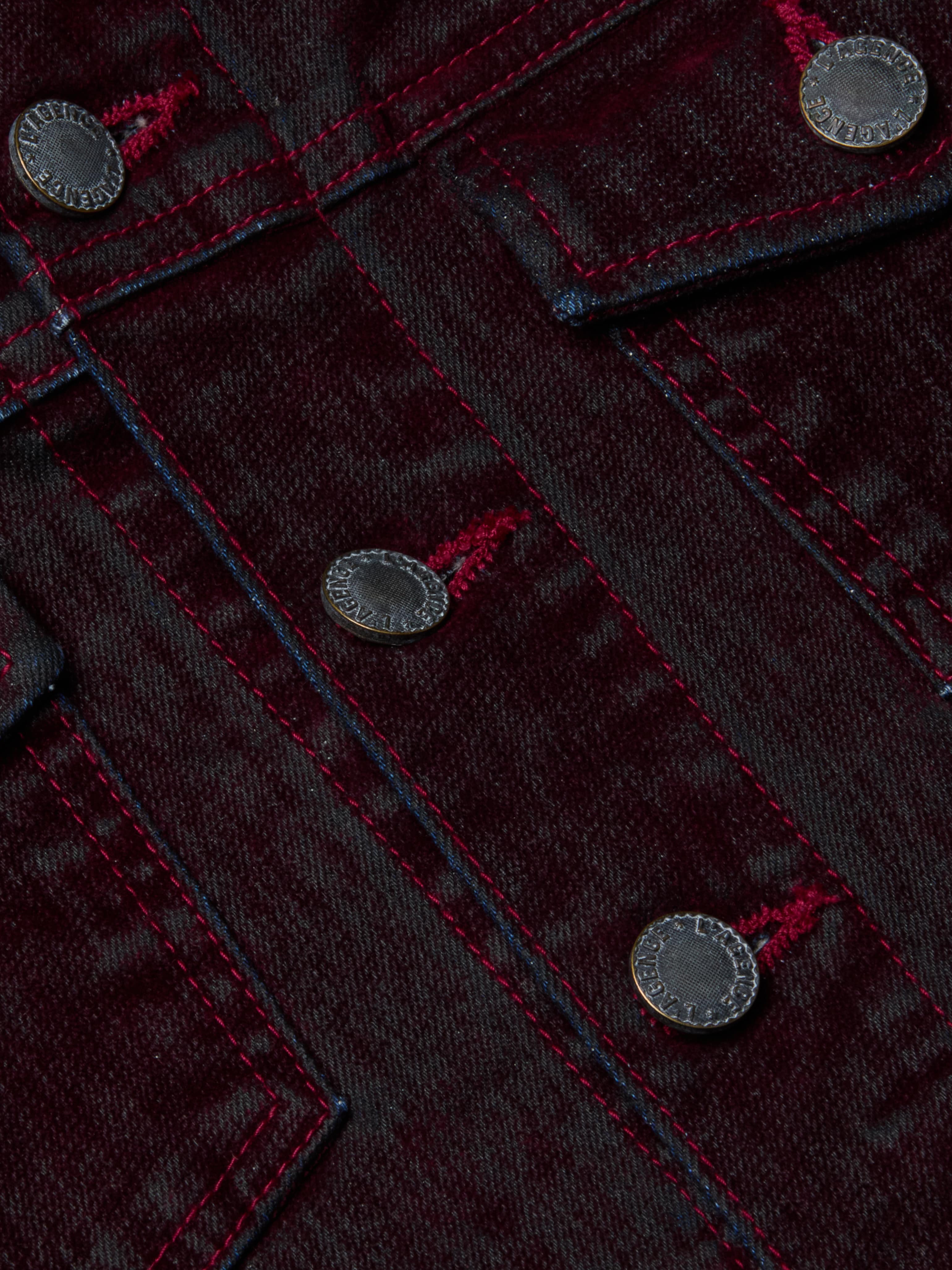 L'AGENCE - Maven Flocked Jean Jacket - Image 11