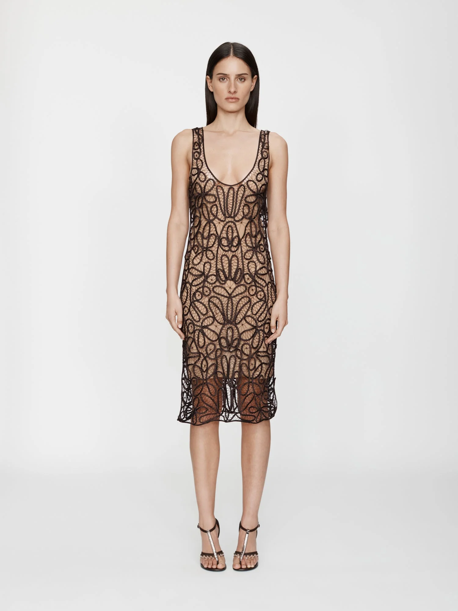 Christopher Esber - Meander Lace Tank Dress - Image 4