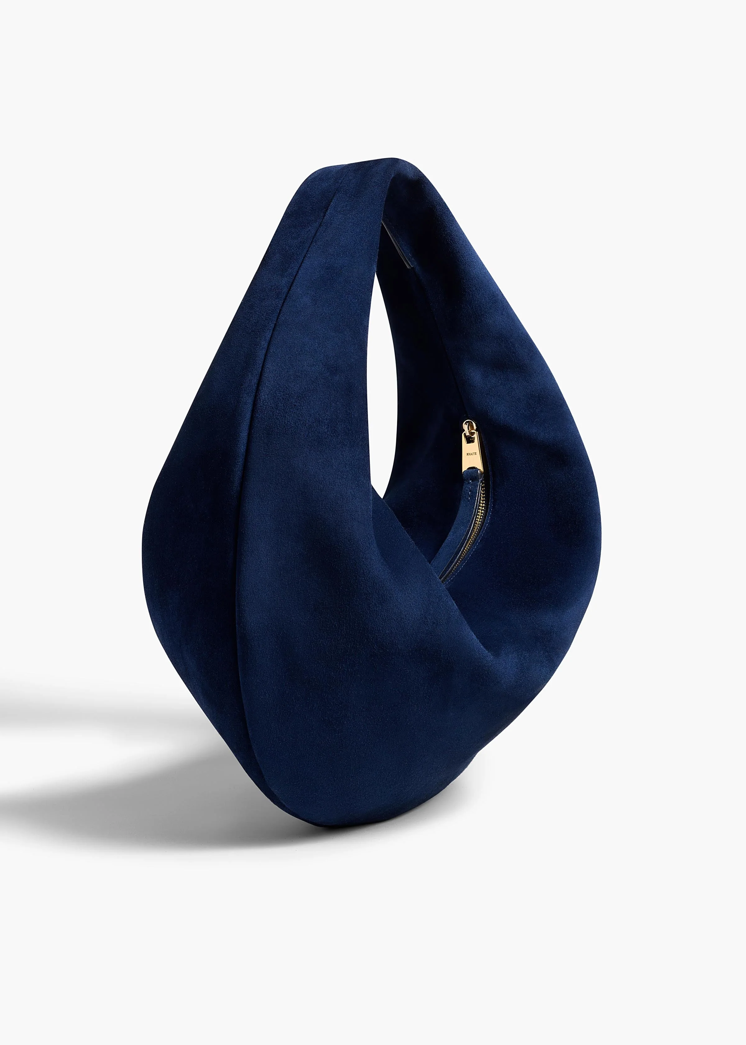 Khaite - Medium Olivia Hobo in Midnight Suede - Image 2