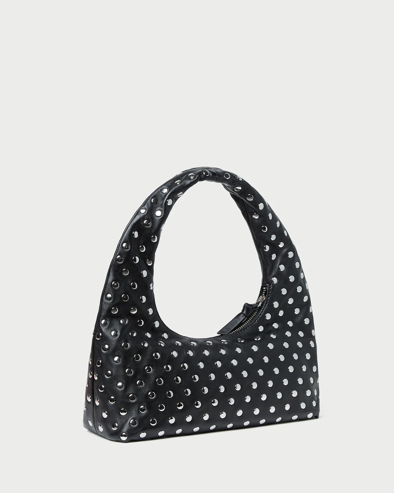 Loeffler Randall - Mercer Black/Silver Leather Shoulder Bag - Image 2