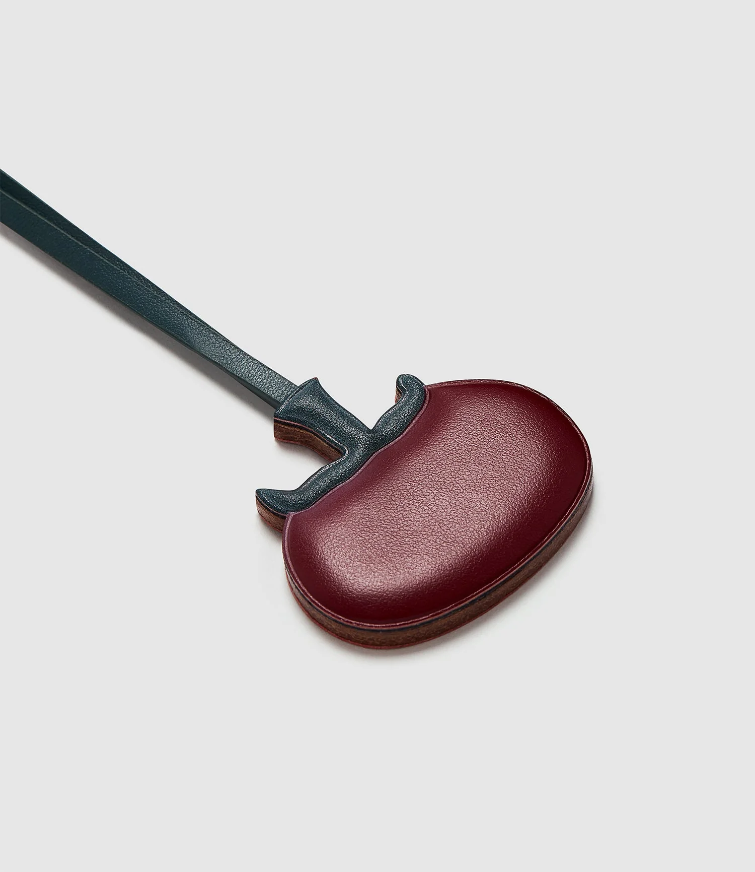 Metier - Métier x Gohar World Tomato Charm Smooth Calfskin Wine with Dark Green - Image 3