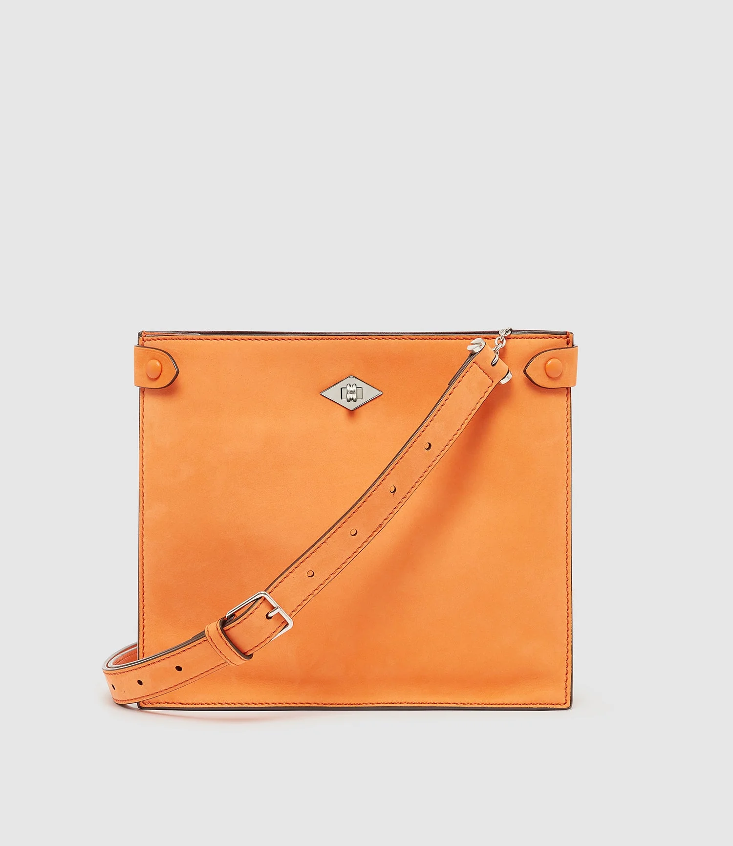 Metier - Stowaway Crossbody Nubuck Tangerine