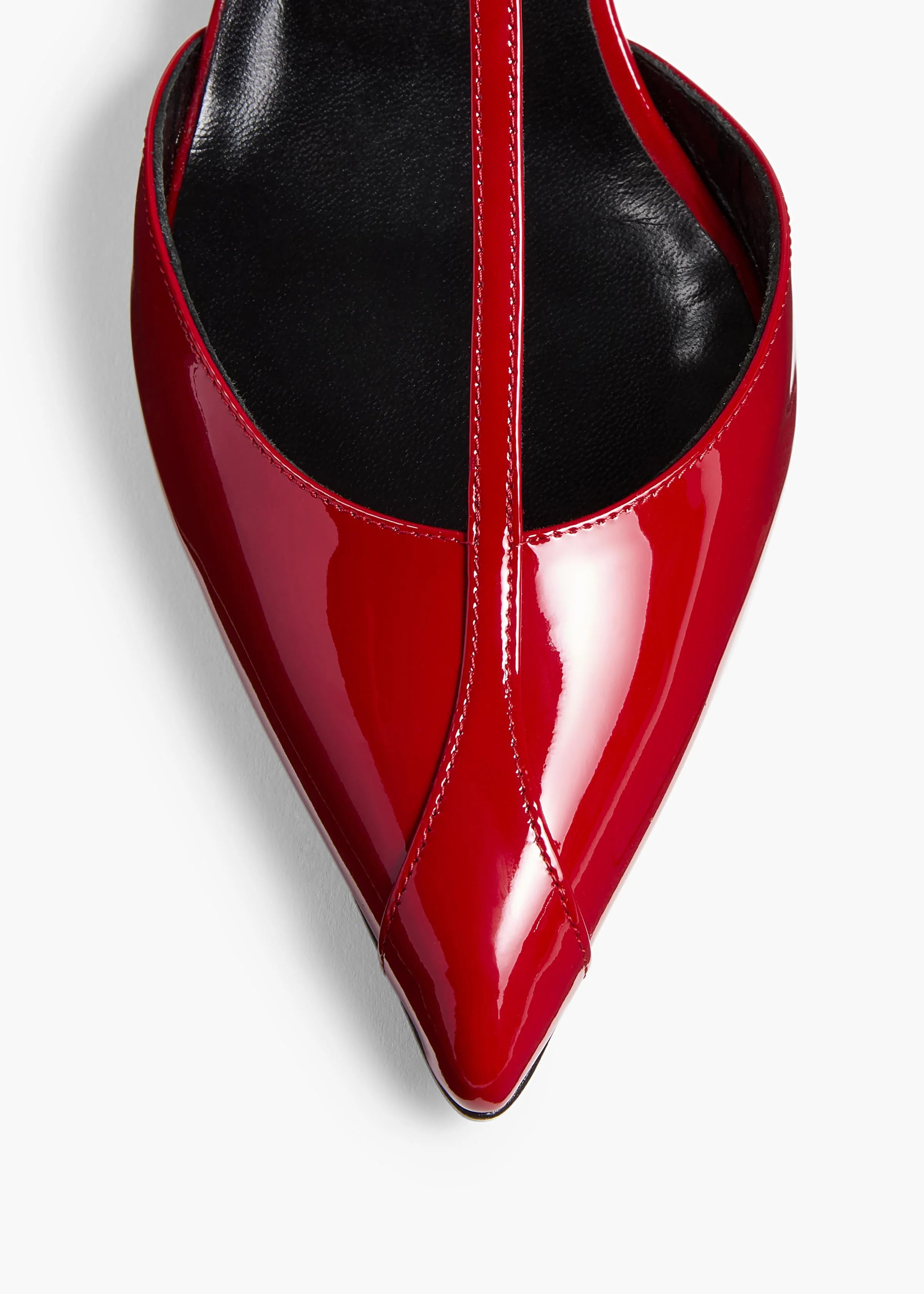 Khaite - Mia Pump in Fire Red Patent Leather - Image 10