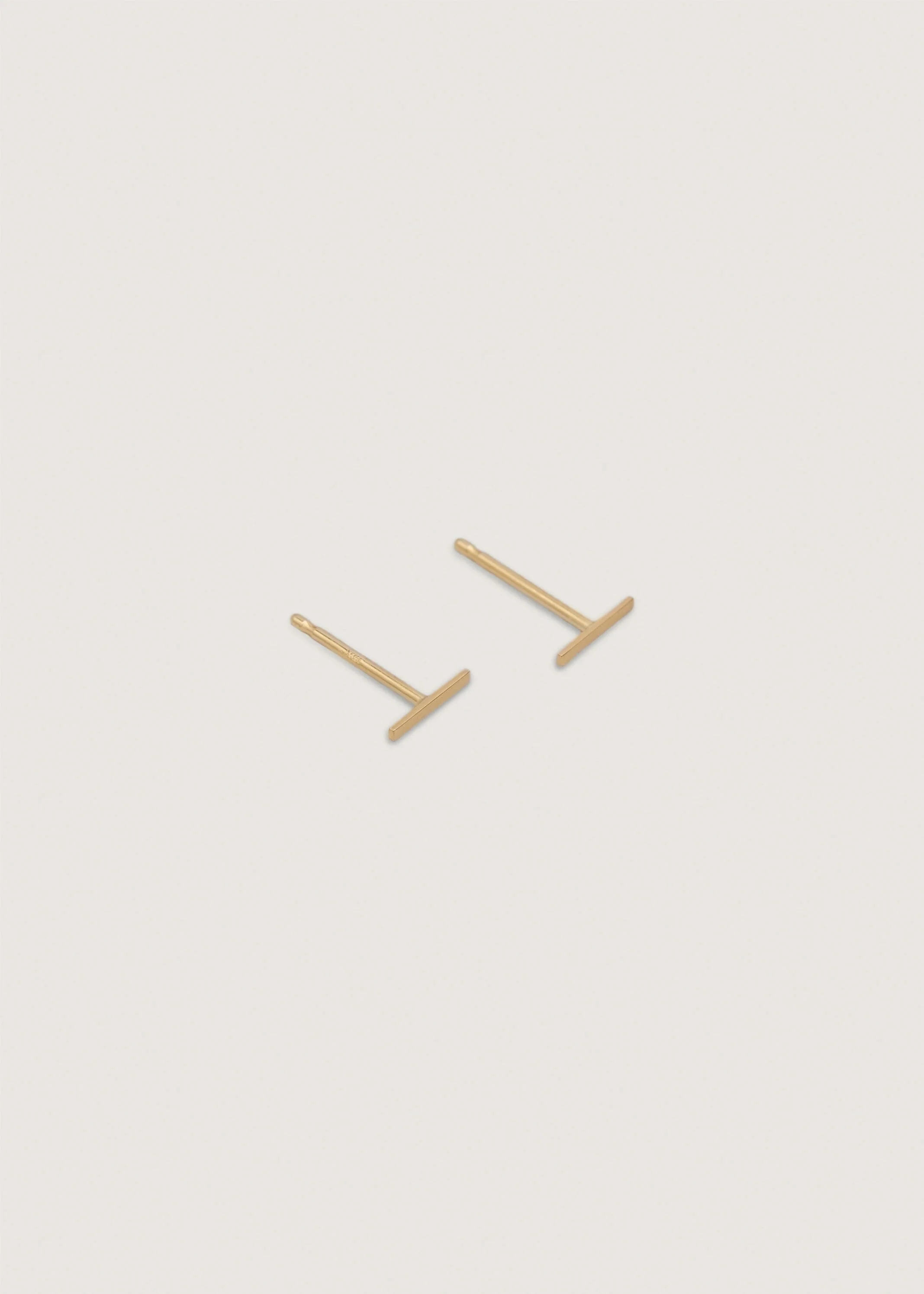 Kinn - Micro Bar Stud Earrings - Image 3