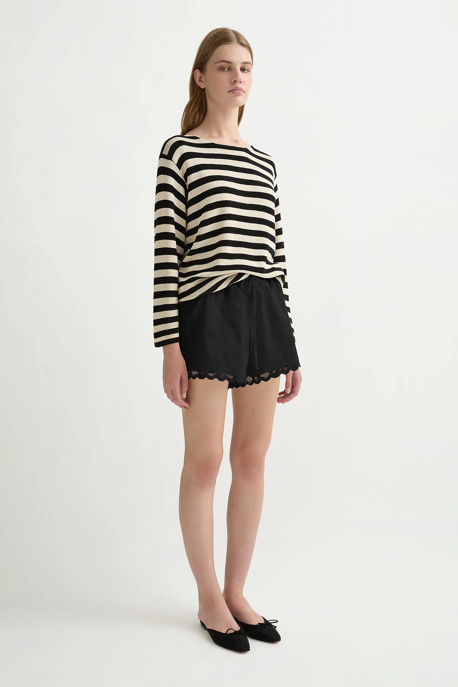 Posse - MILES TOP - CREAM & BLACK - Image 3