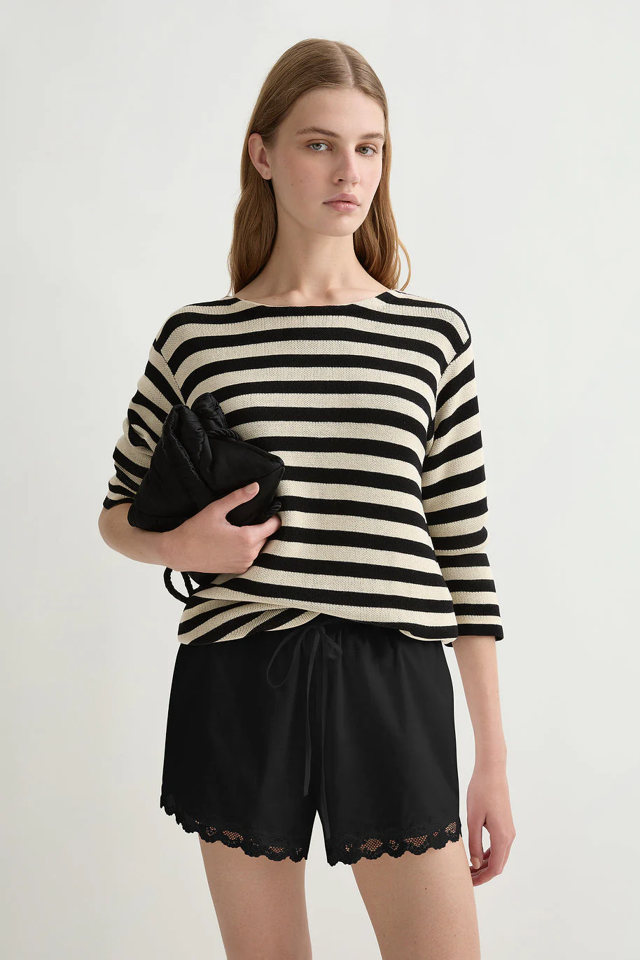Posse - MILES TOP - CREAM & BLACK - Image 6