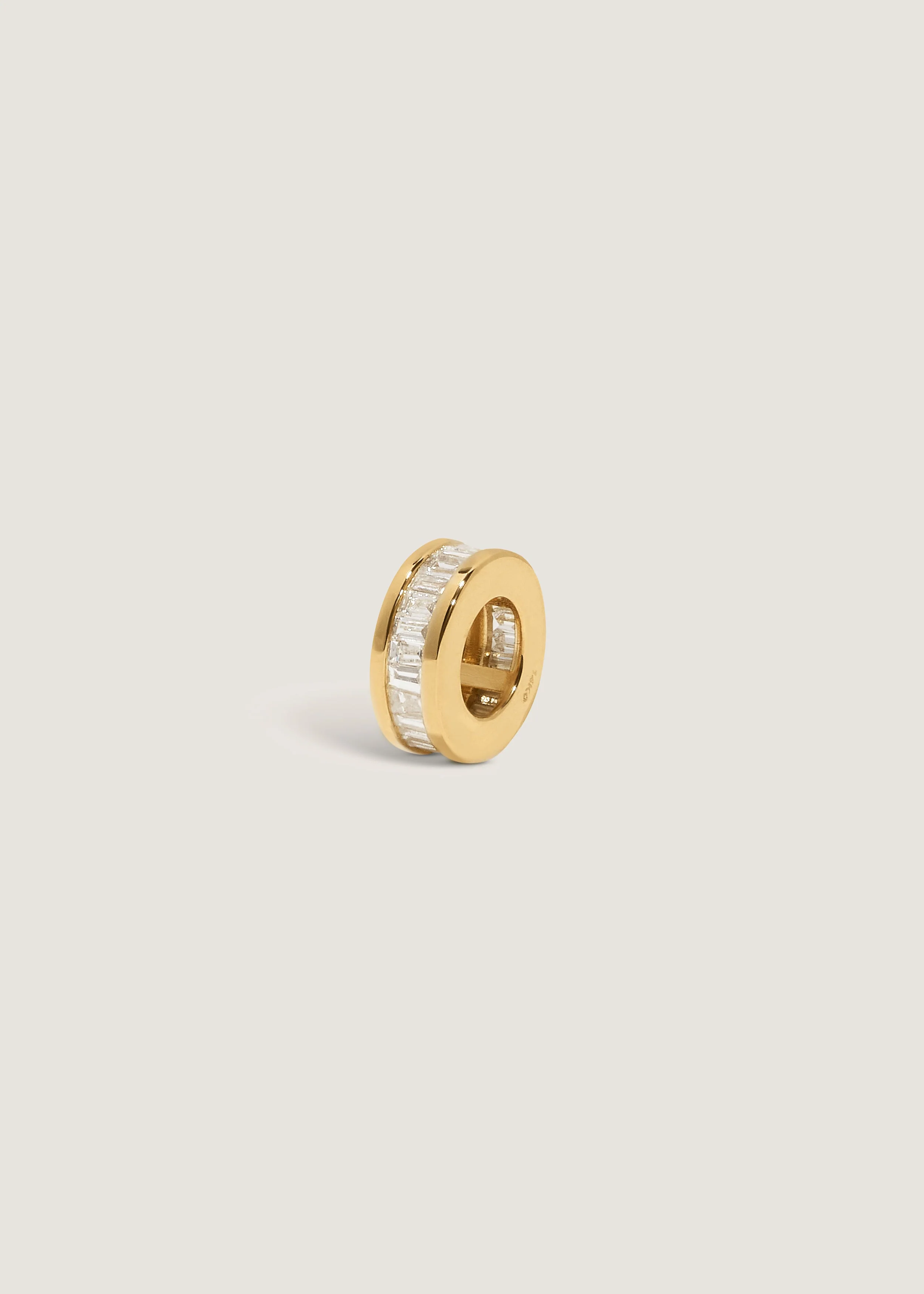 Kinn - Milestone Baguette Birthstone Charm Diamond