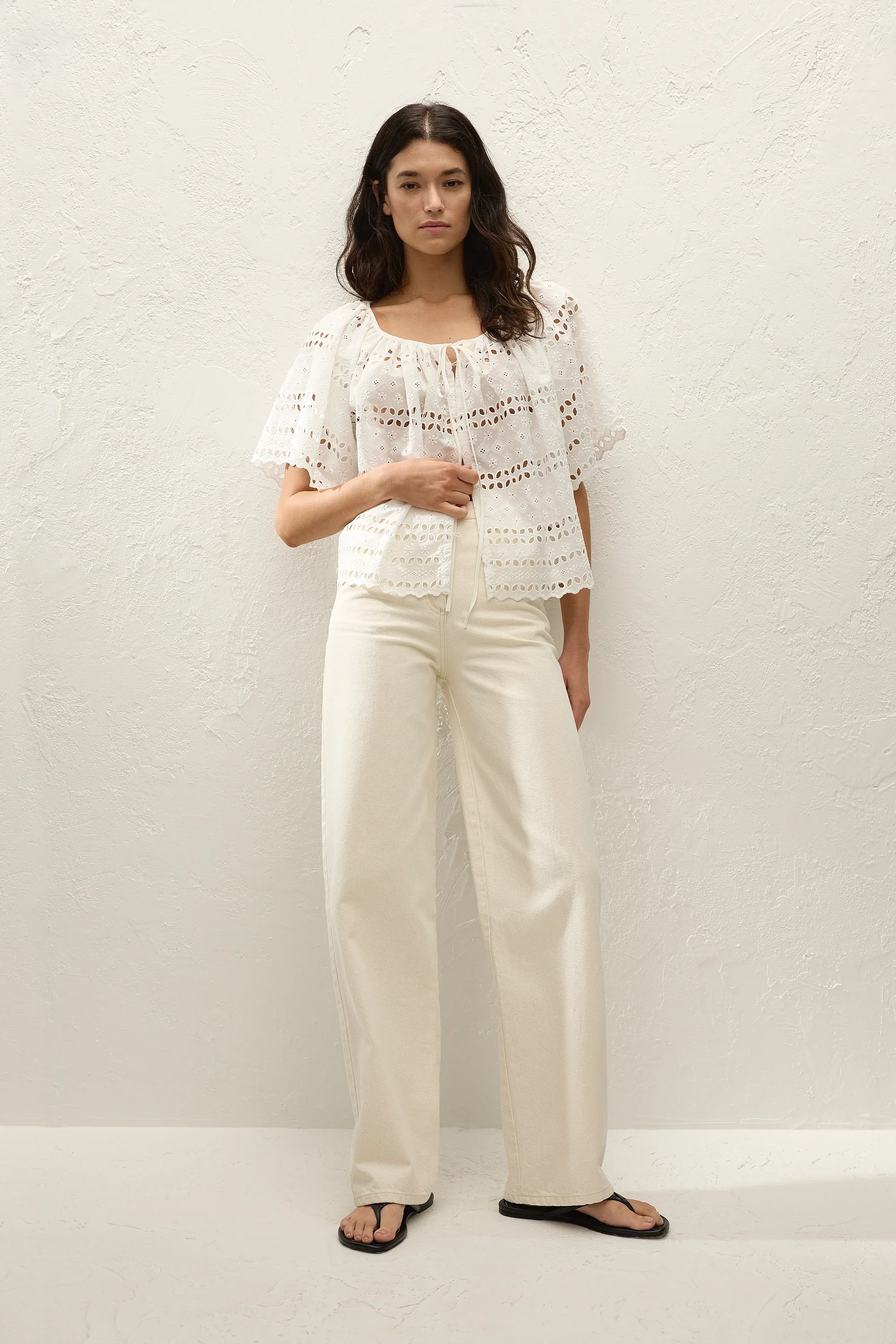 Faithfull - Mitla Top Rosa Broderie White - Image 6