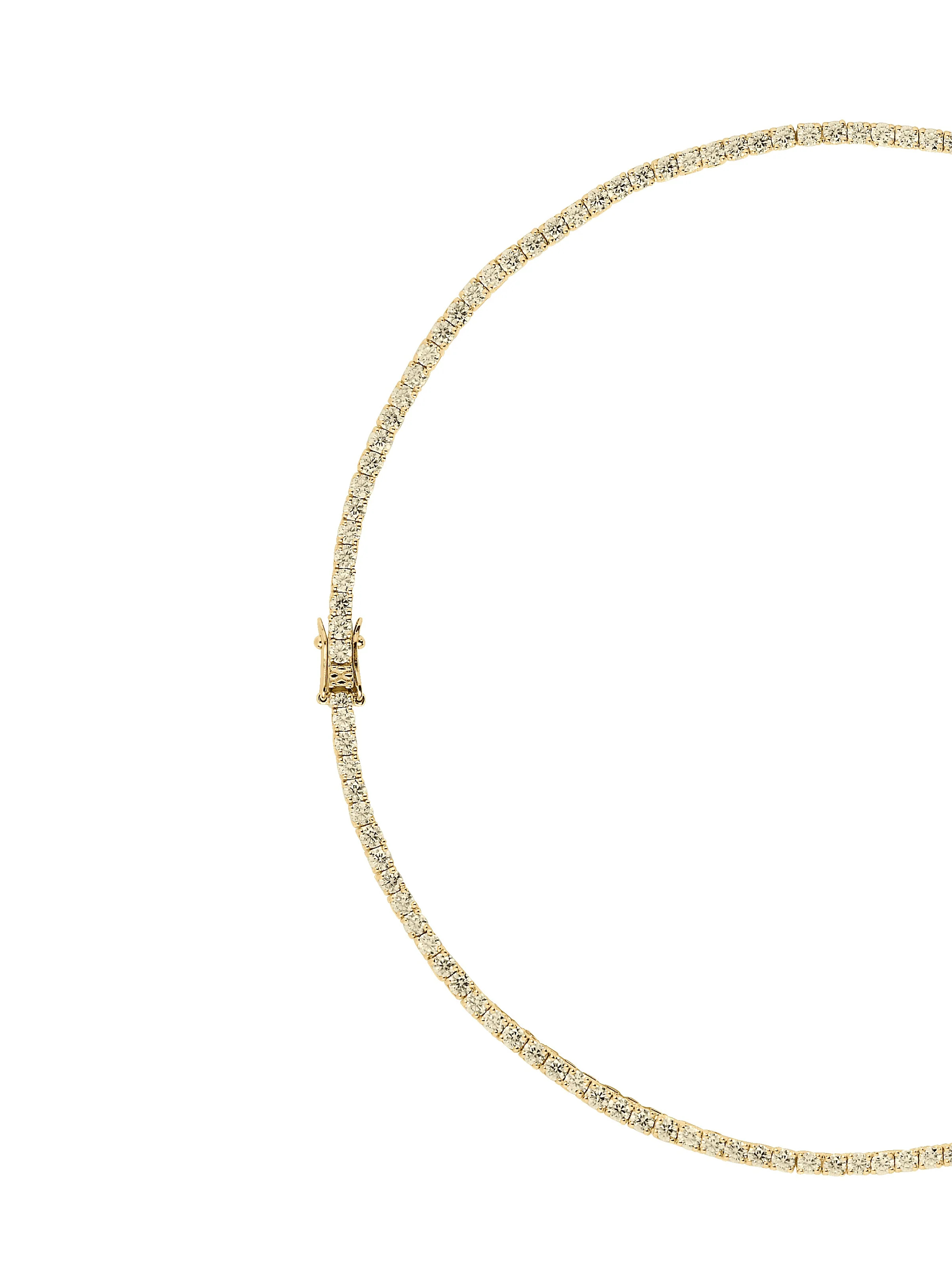 Dorsey - MOSS RIVIÈRE NECKLACE IN 3MM HONEY MOISSANITE - Image 2