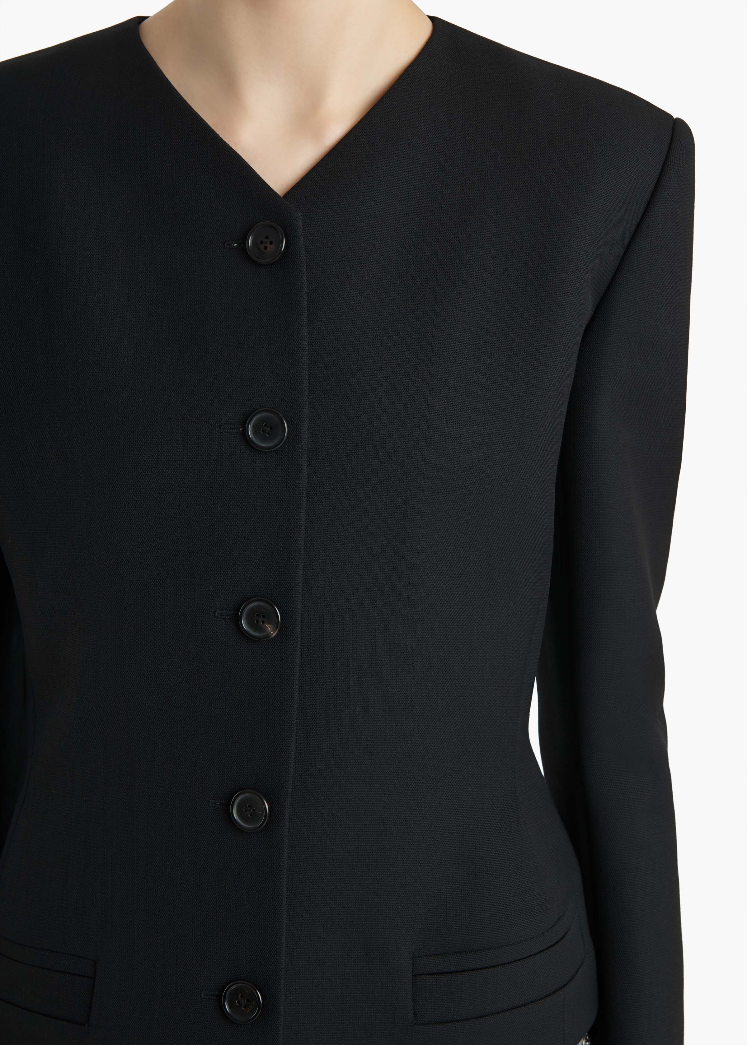Khaite - Nara Jacket in Black - Image 5