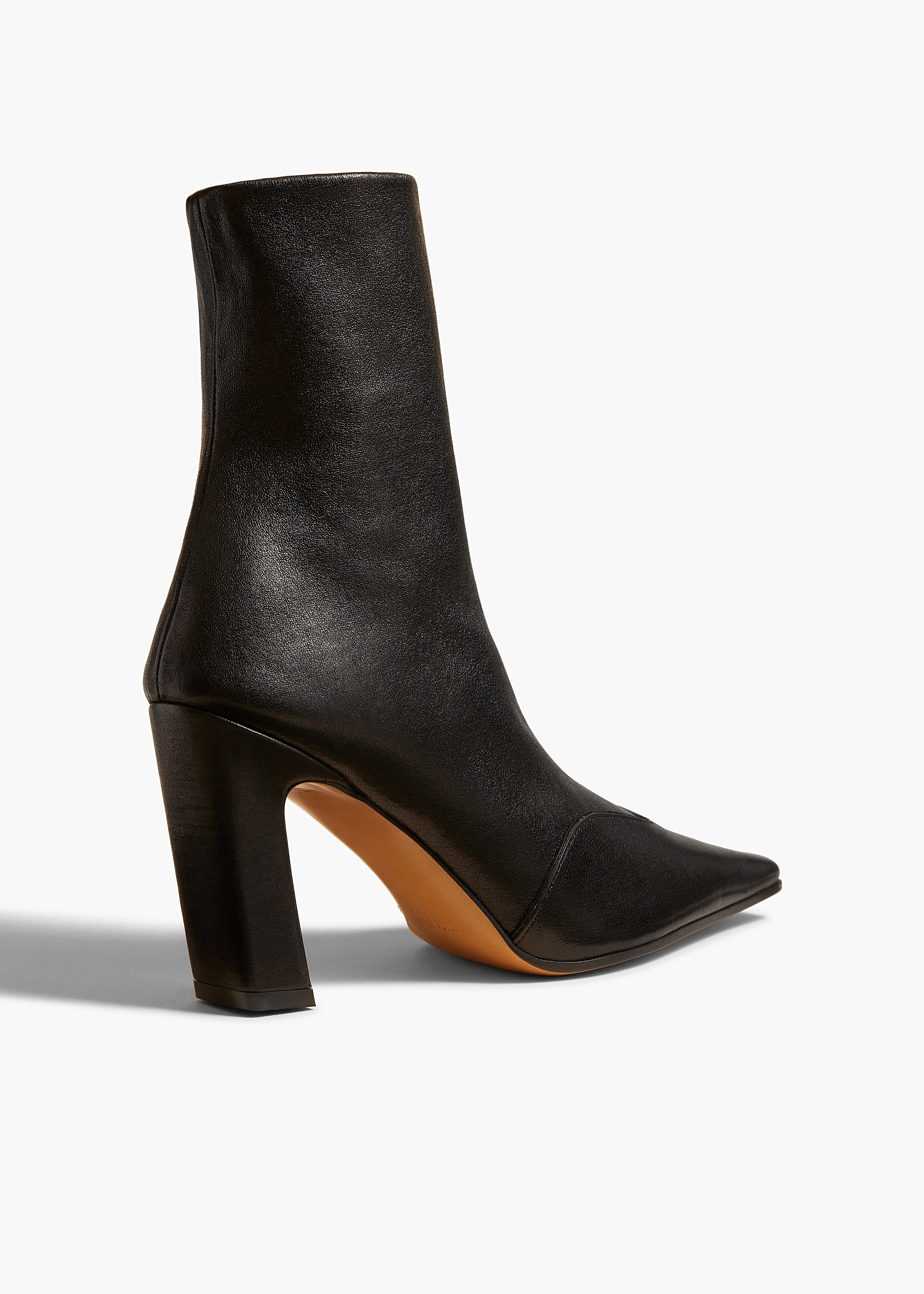 Khaite - Nevada Stretch High Boot in Black Nappa Leather - Image 8