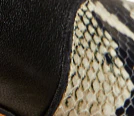 Khaite - Nevada Stretch High Boot in Black with Natural Python - Embossed Leather - Image 12