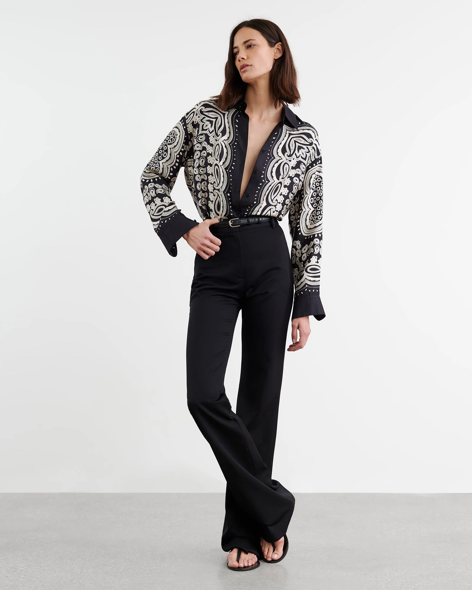 Nili Lotan - ALFIE SILK SHIRT - Image 4
