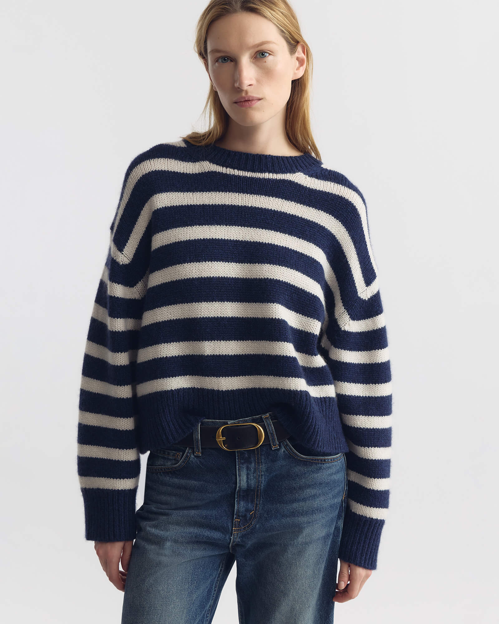 Nili Lotan - ANISA STRIPE CASHMERE SWEATER - Image 6