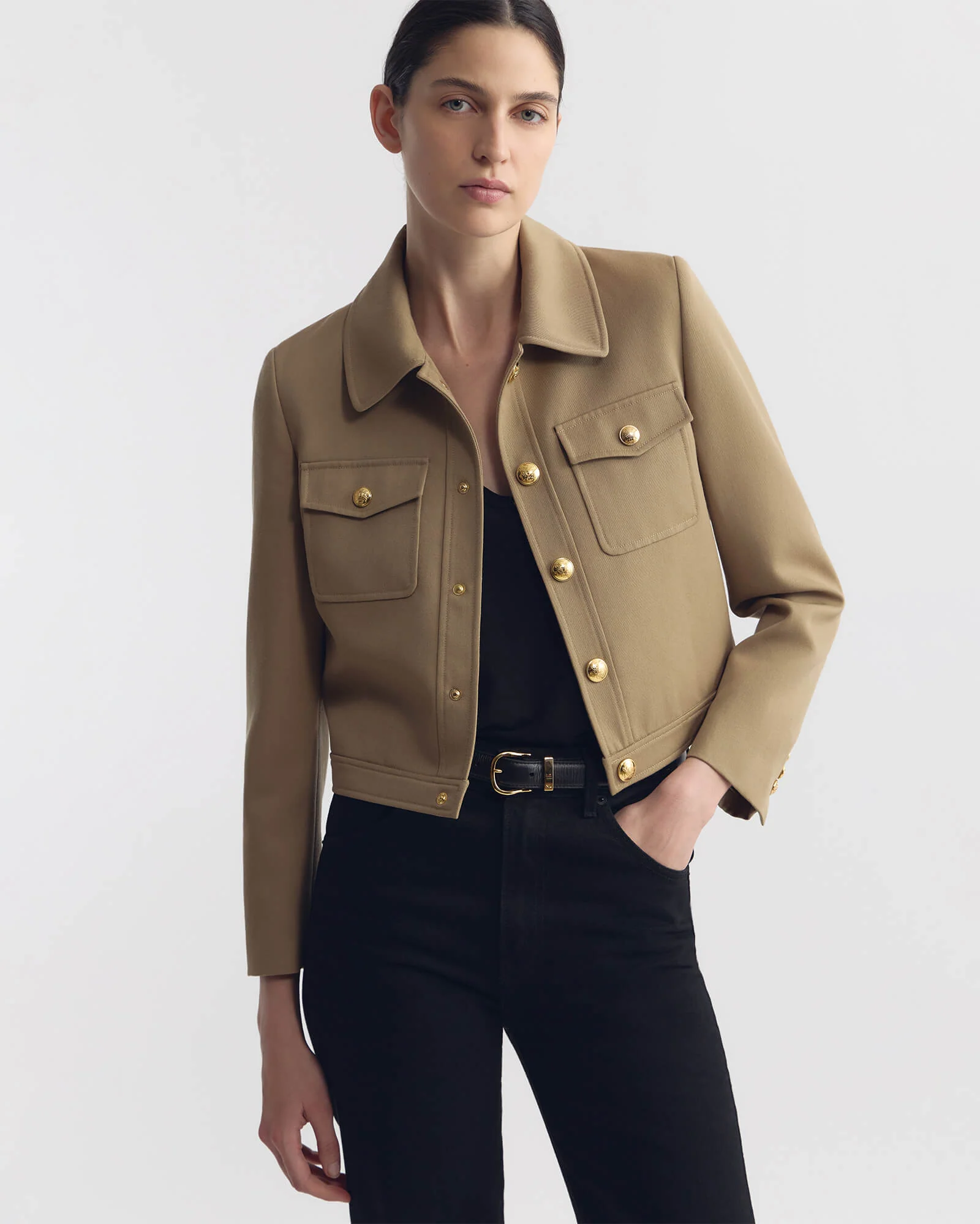 Nili Lotan - EDNA CROPPED WOOL JACKET - Image 2