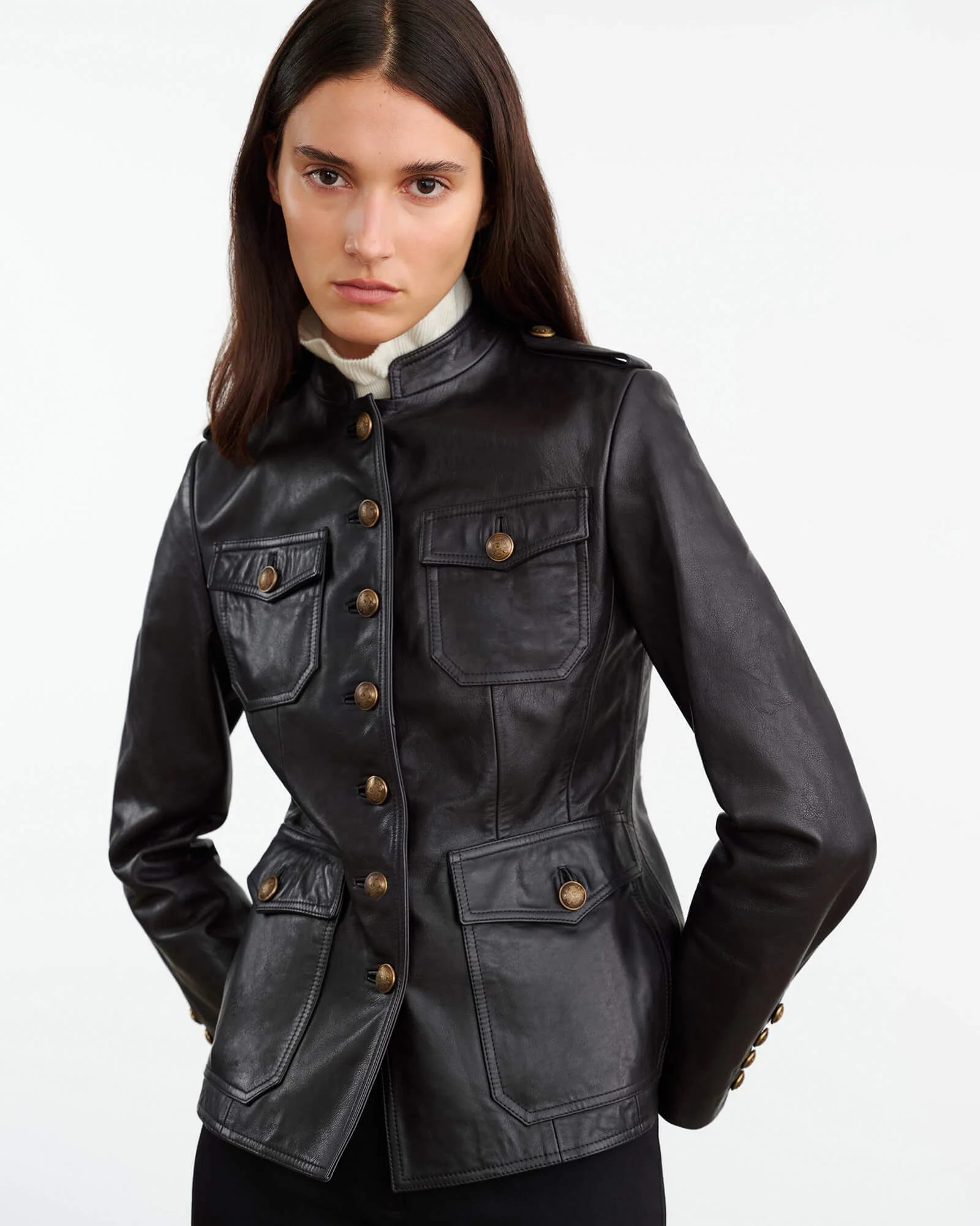 Nili Lotan - GERALDINE LEATHER JACKET - Image 2