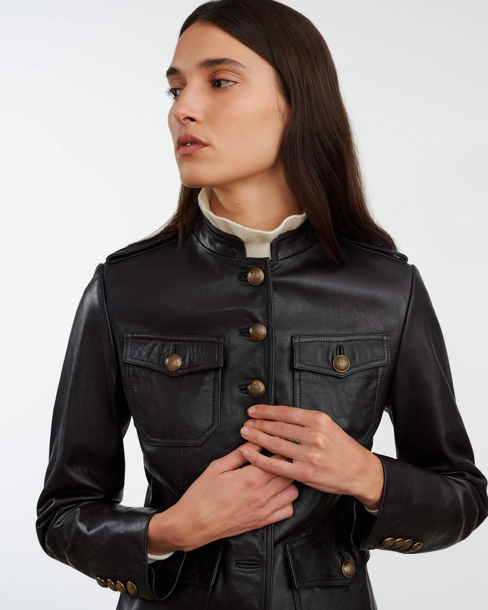 Nili Lotan - GERALDINE LEATHER JACKET - Image 3
