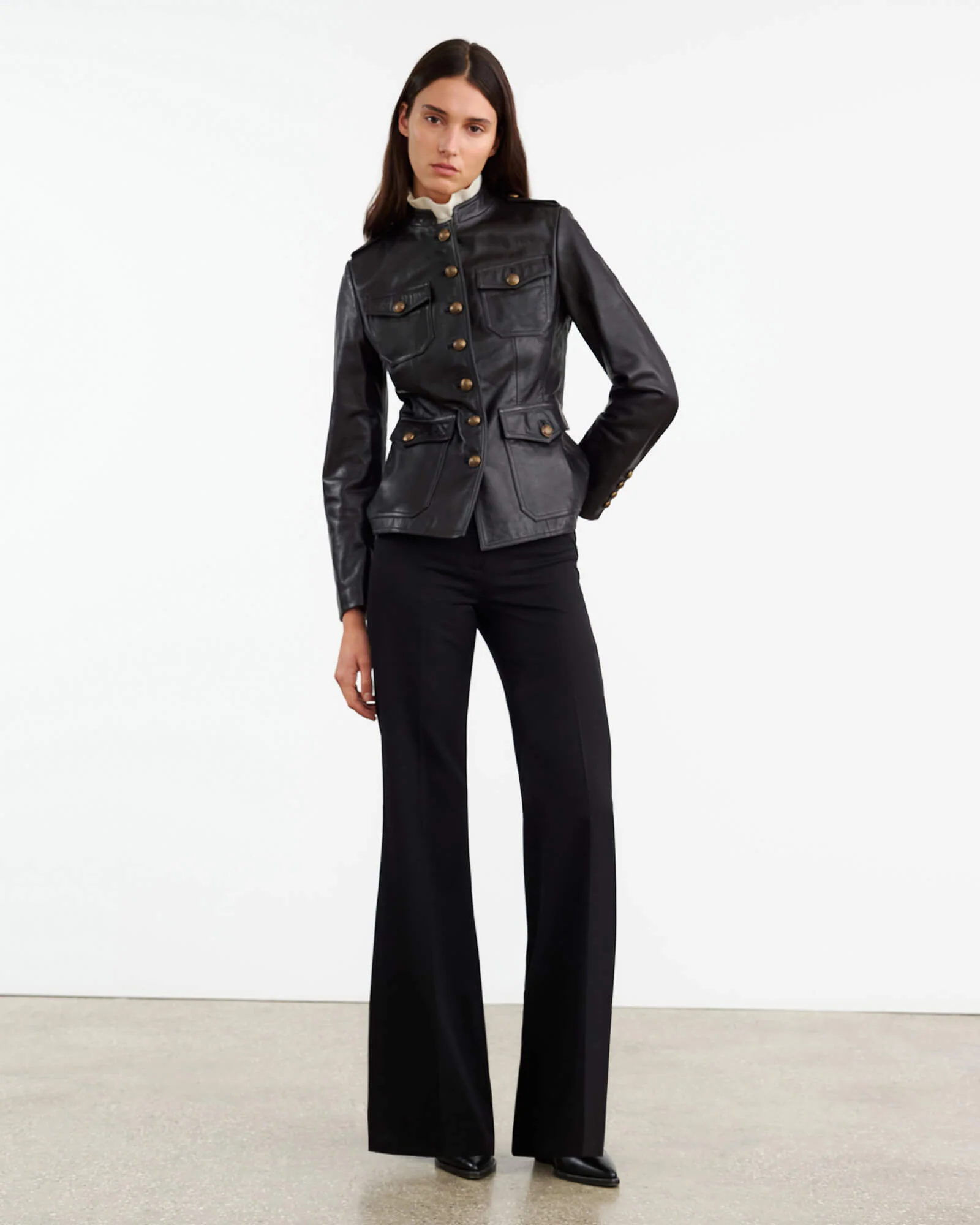 Nili Lotan - GERALDINE LEATHER JACKET - Image 4