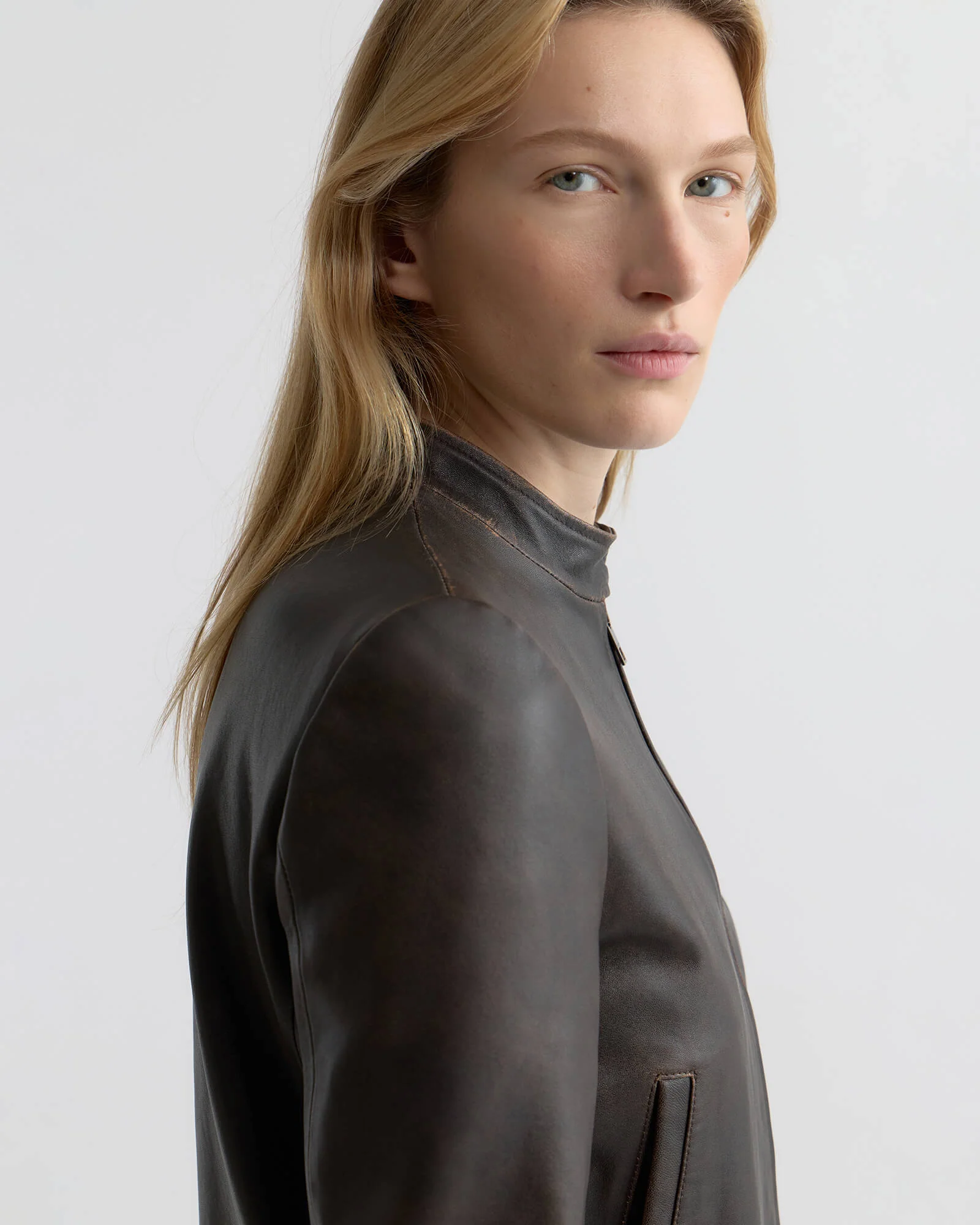 Nili Lotan - NICO SHRUNKEN LEATHER JACKET - Image 4