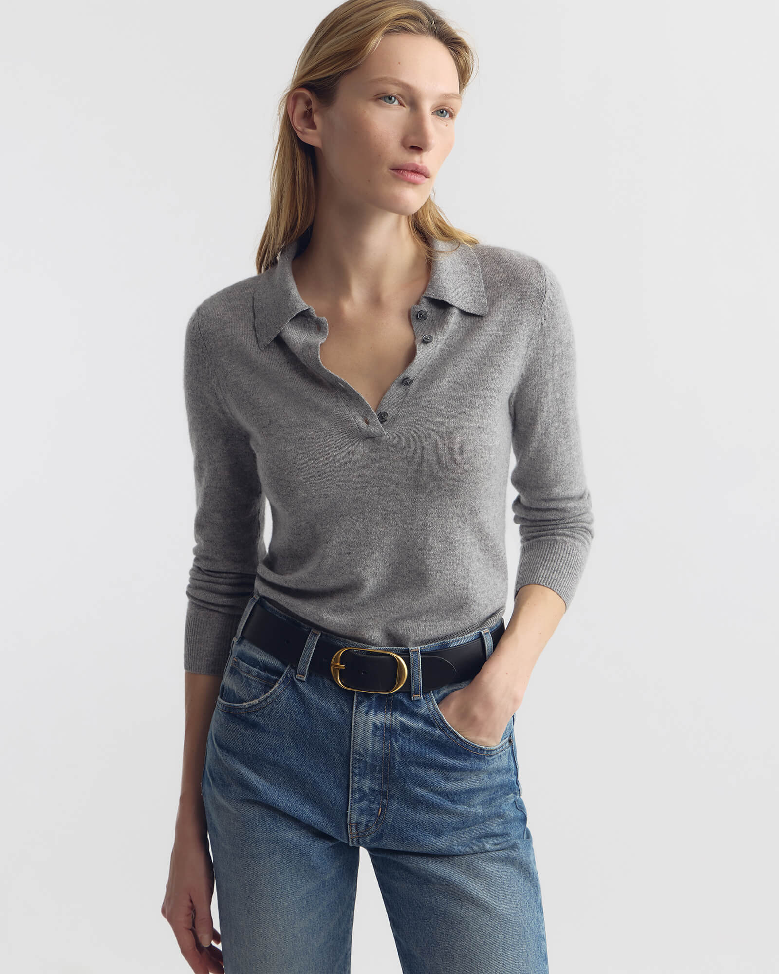 Nili Lotan - PRESCOTT SWEATER CASHMERE POLO - Image 4