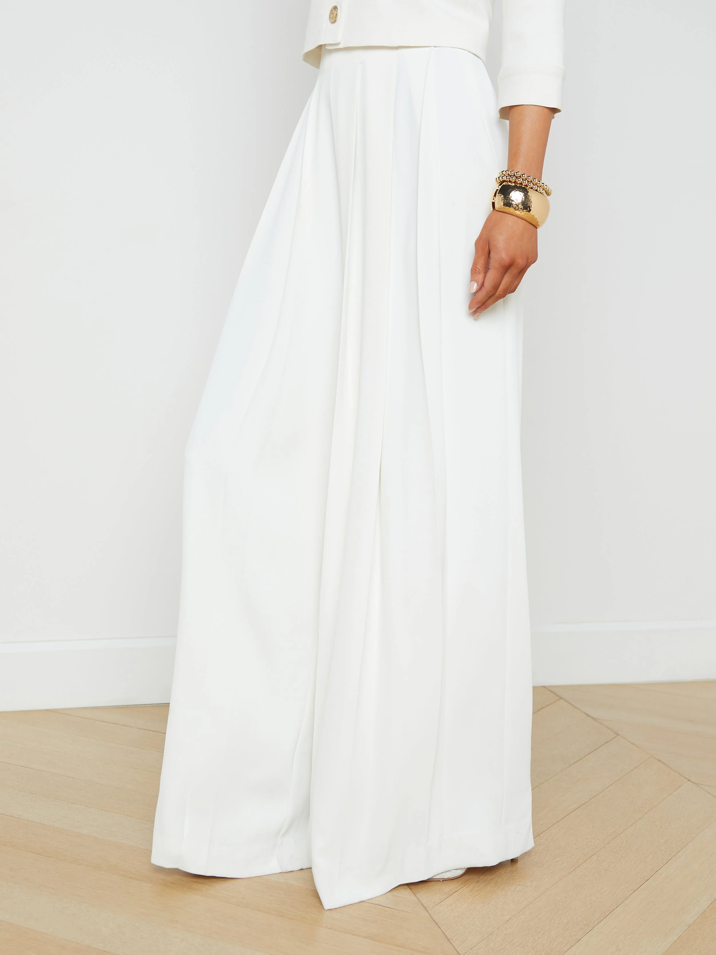 L'AGENCE - Nova Pleated Wide - Leg Pant - Image 8