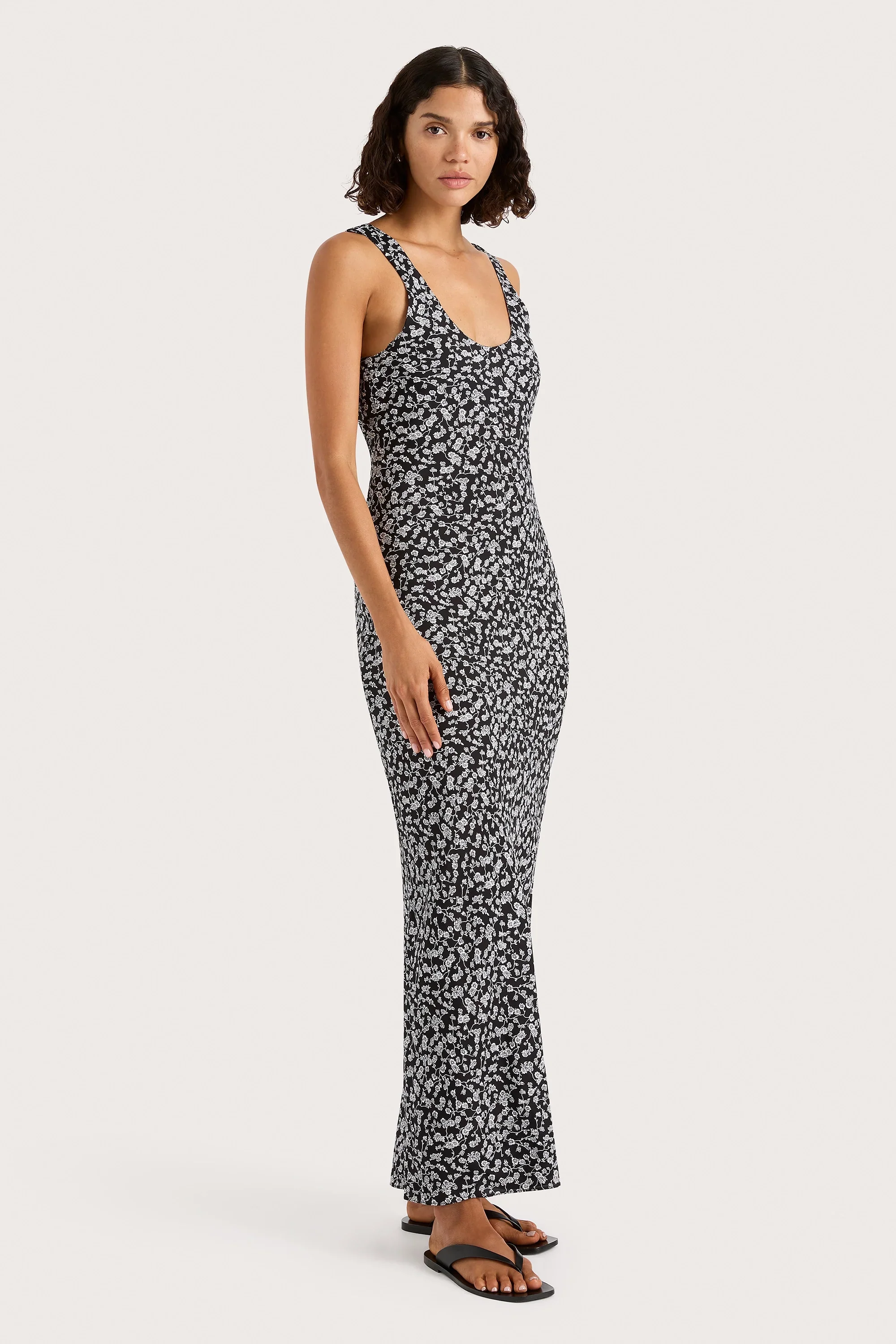 Faithfull - Olivia Maxi Dress Amaryllis Floral Black - Final Sale - Image 5