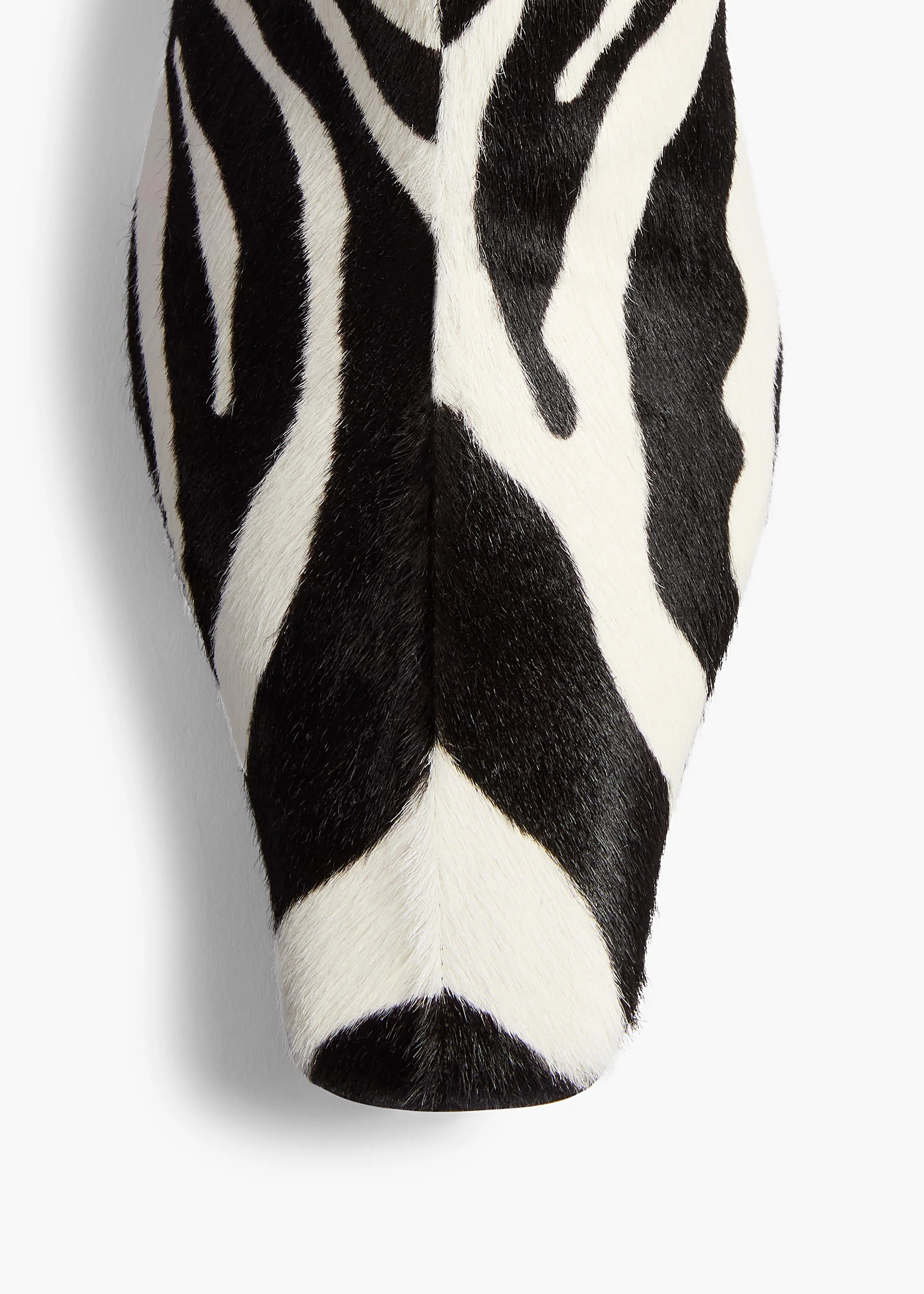Khaite - Ona Ankle Boot in Zebra Print Haircalf - Image 10