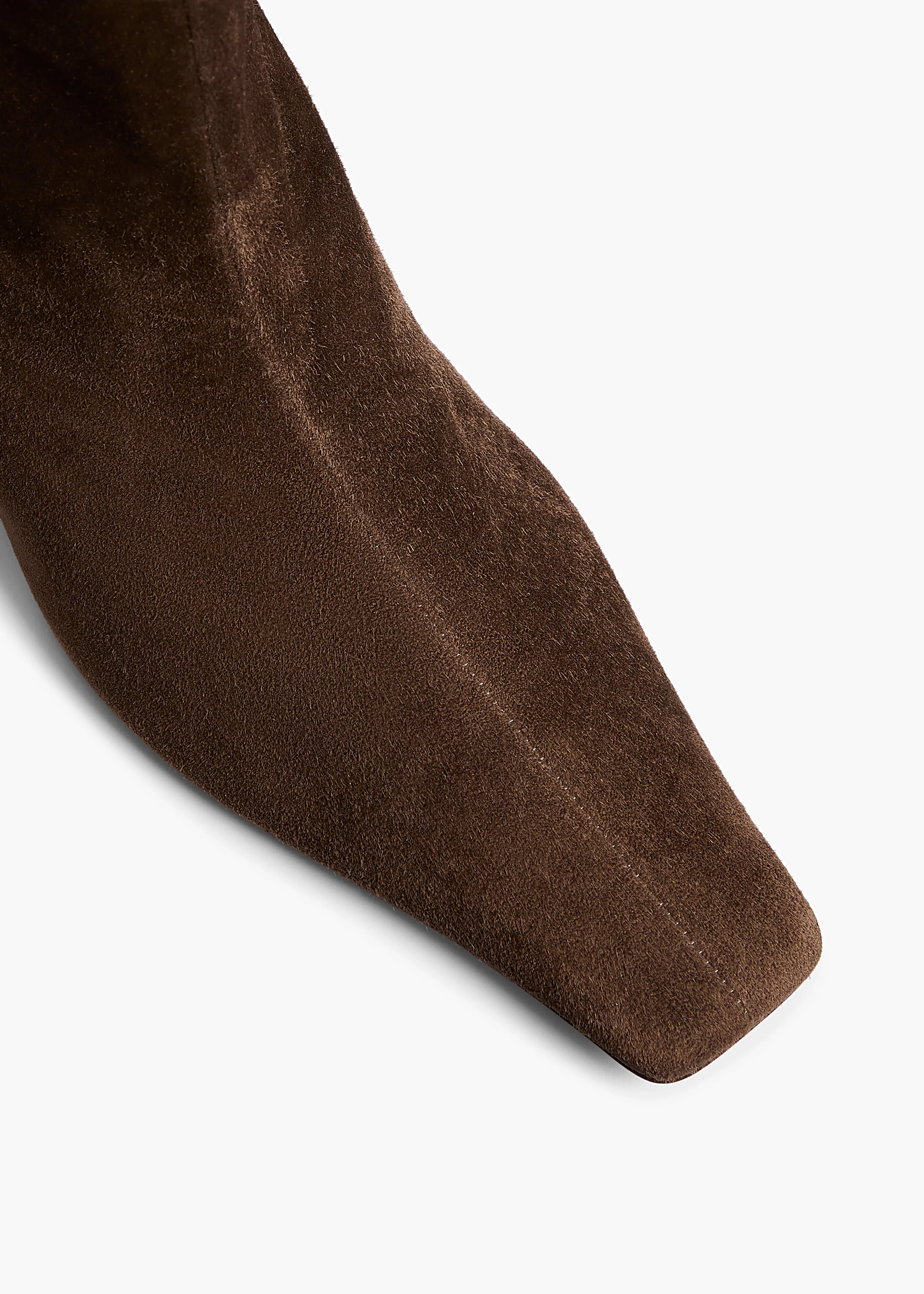 Khaite - Ona Knee - High Boot in Ebano Suede - Image 11